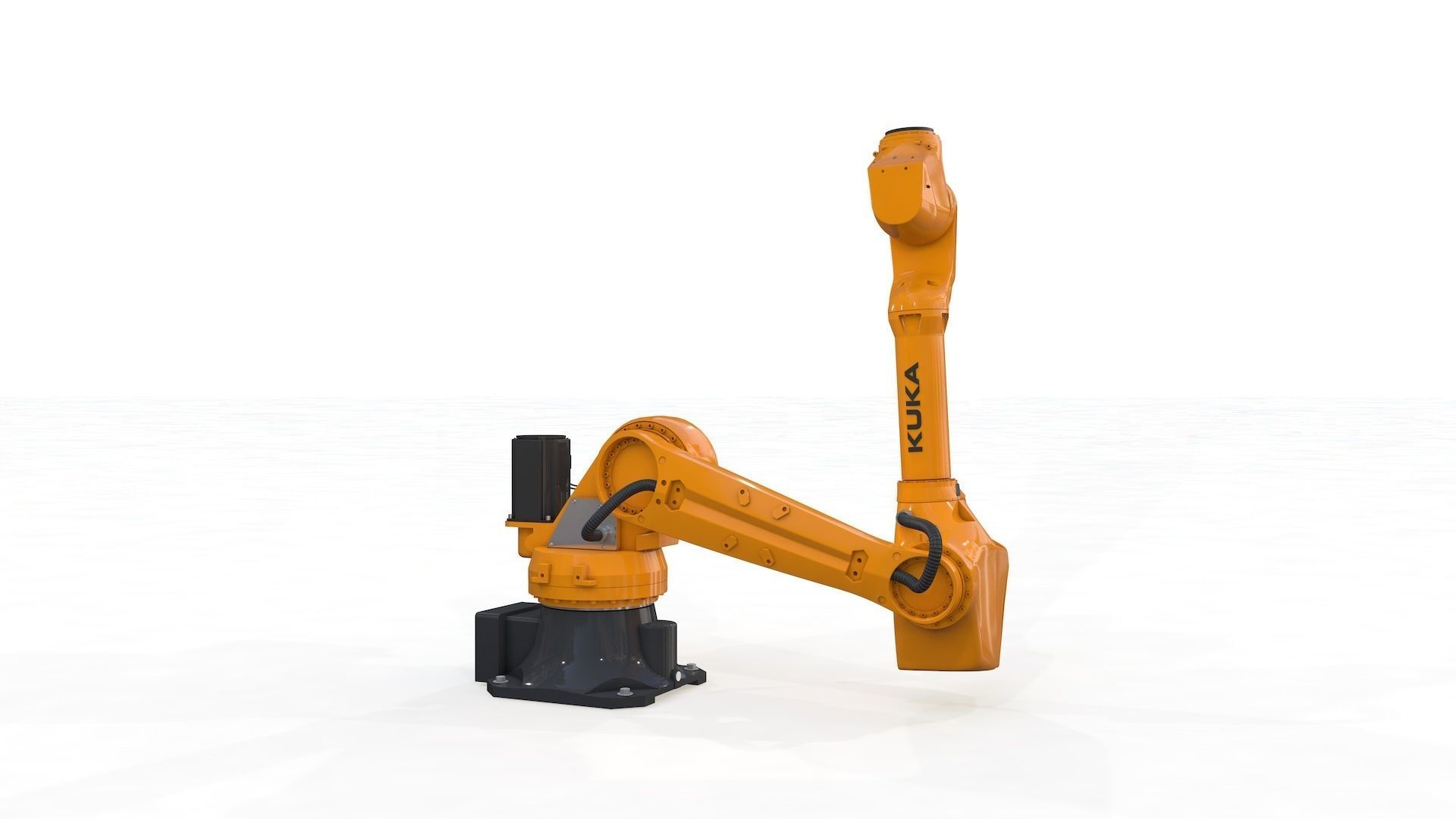Robotic Arm Kuka Iontec Rigged  3D model_13