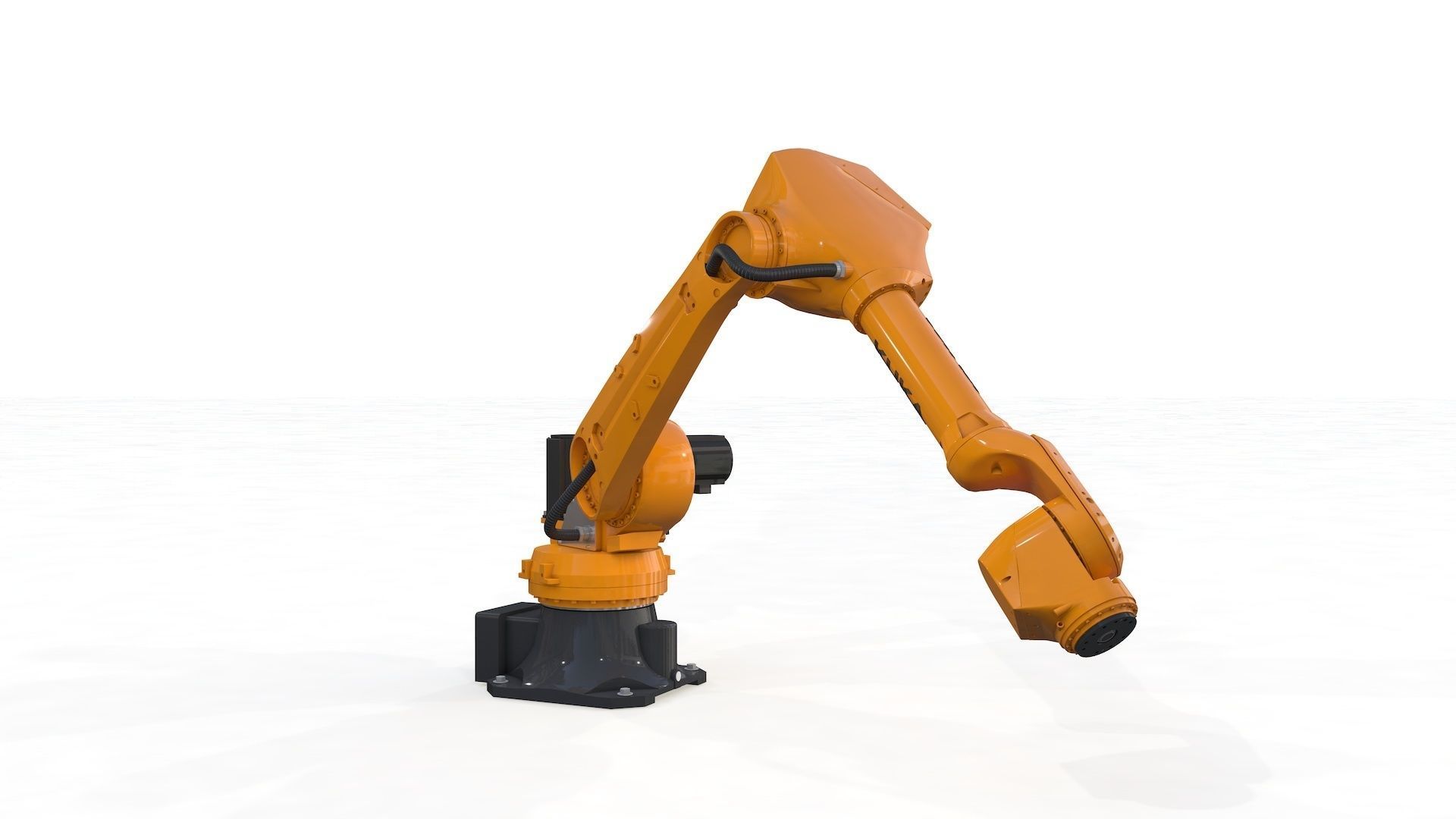 Robotic Arm Kuka Iontec Rigged  3D model_16