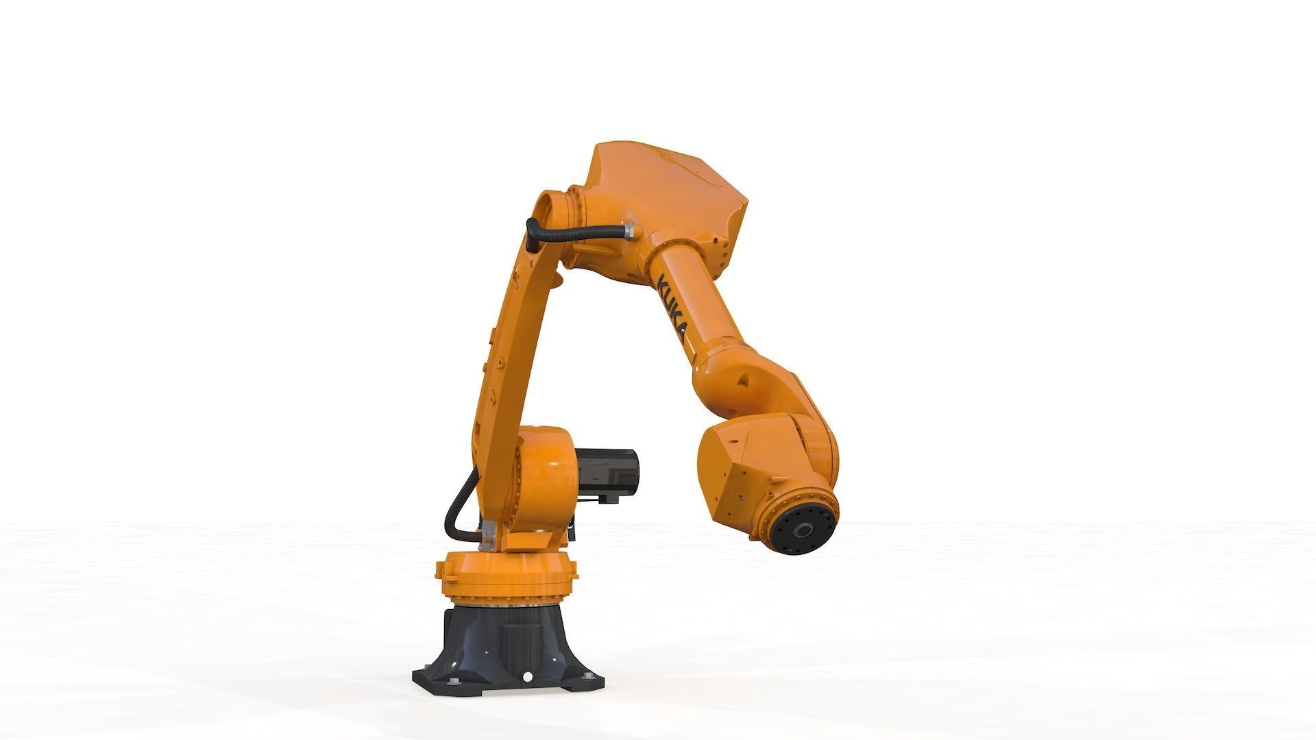 Robotic Arm Kuka Iontec Rigged  3D model_1