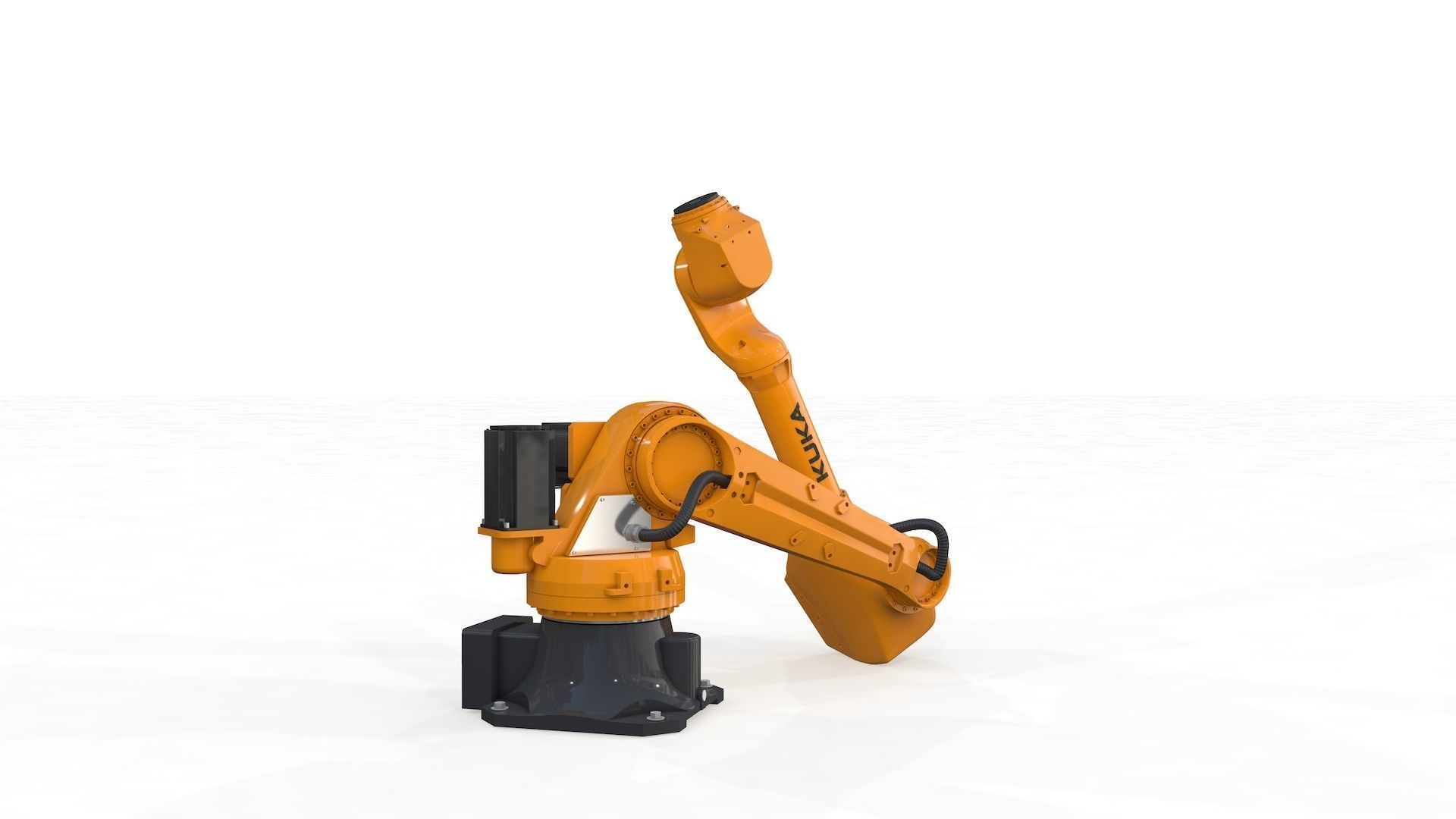 Robotic Arm Kuka Iontec Rigged  3D model_27