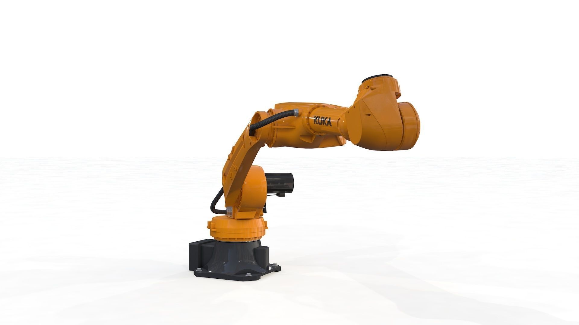 Robotic Arm Kuka Iontec Rigged  3D model_21