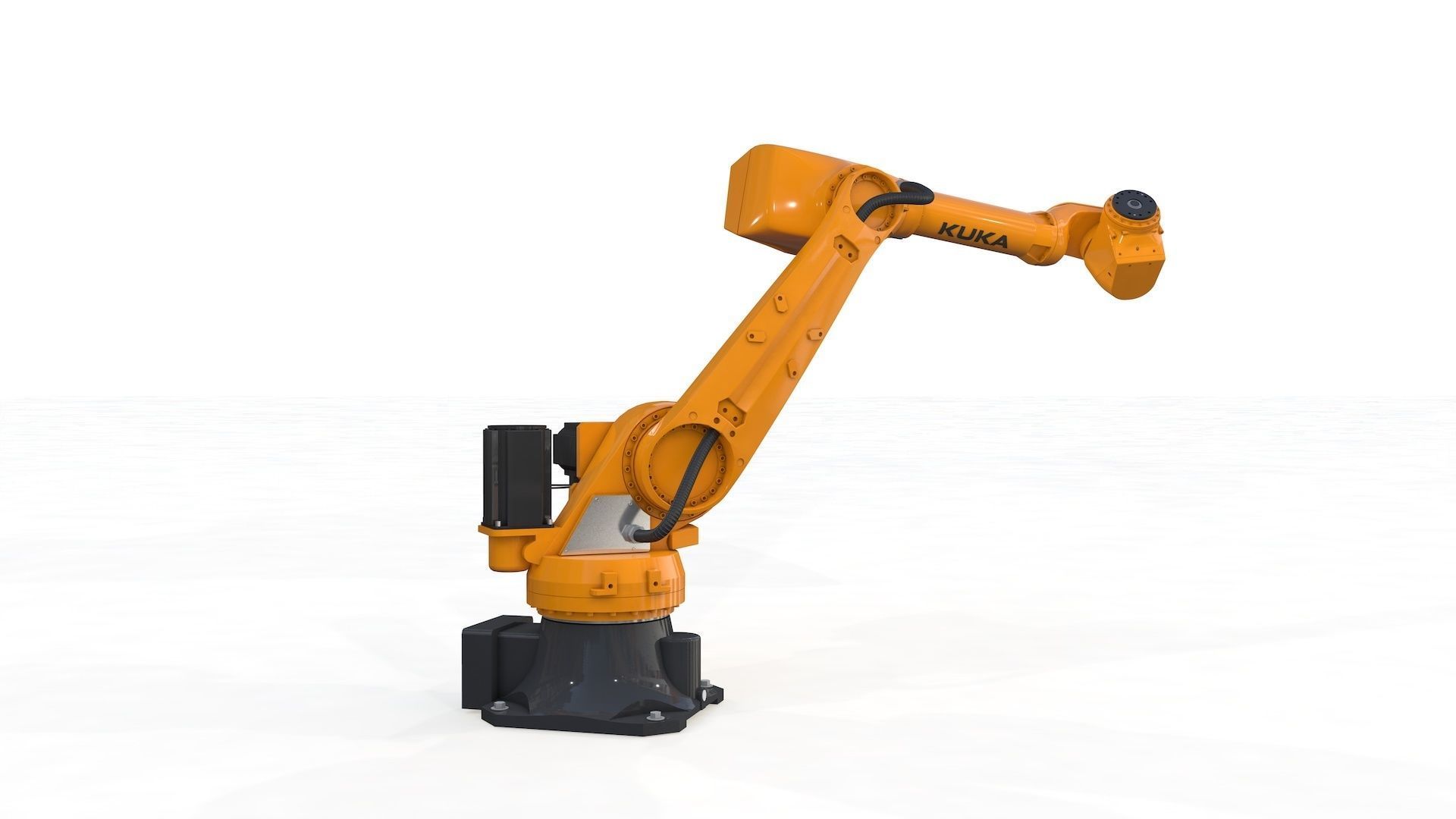 Robotic Arm Kuka Iontec Rigged  3D model_28