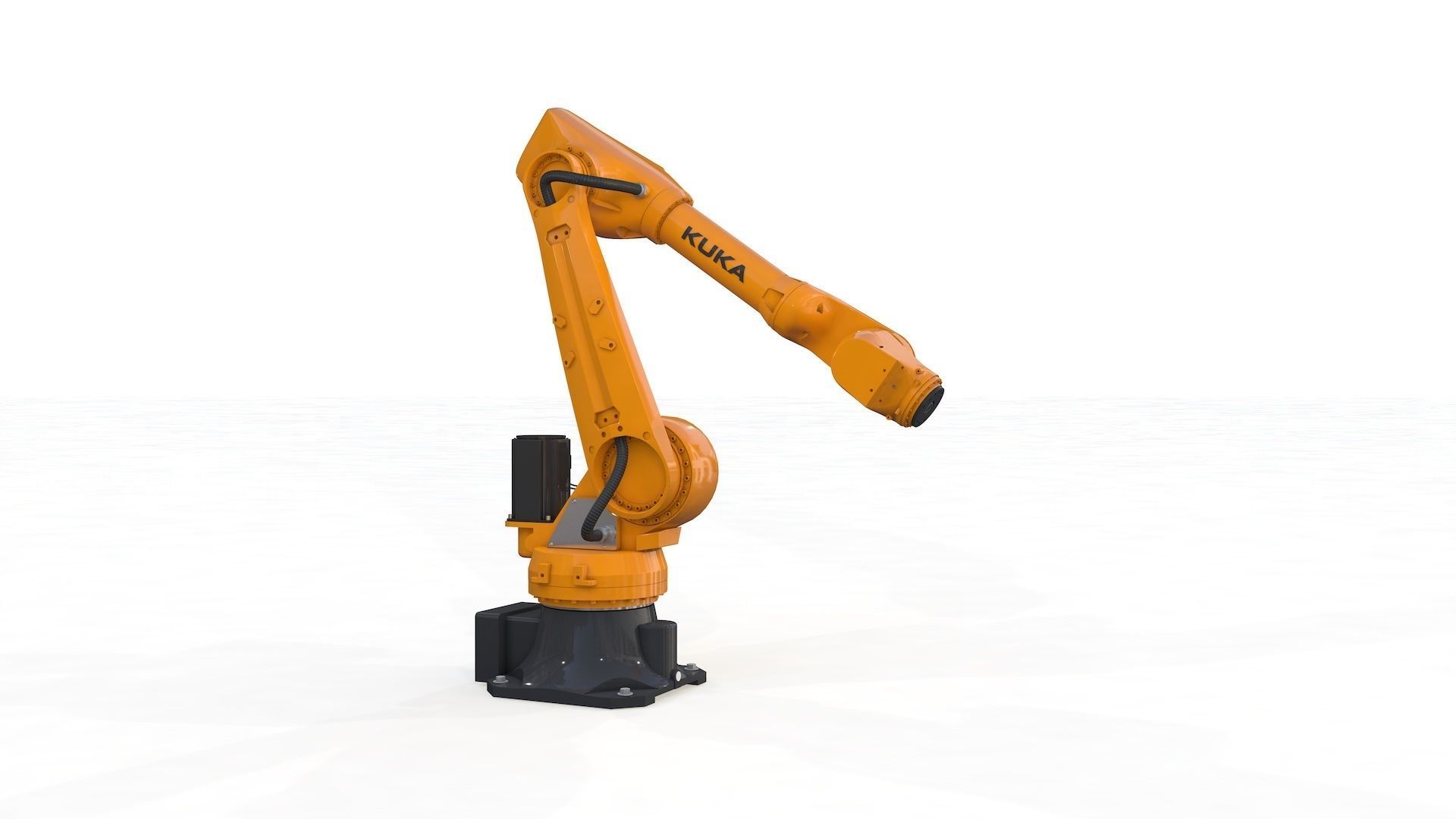 Robotic Arm Kuka Iontec Rigged  3D model_12