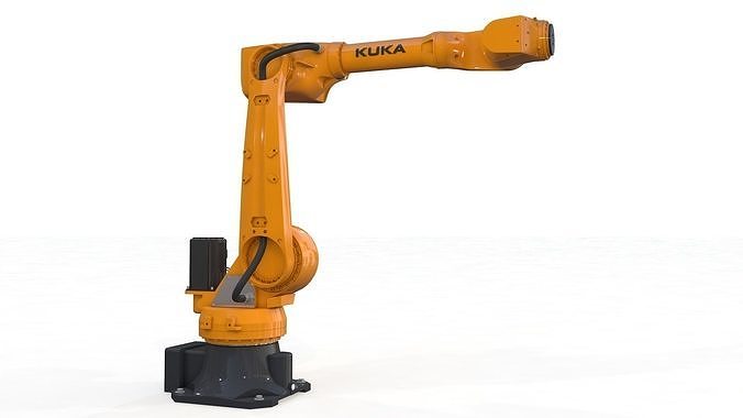 Robotic Arm Kuka Iontec Rigged  3D model