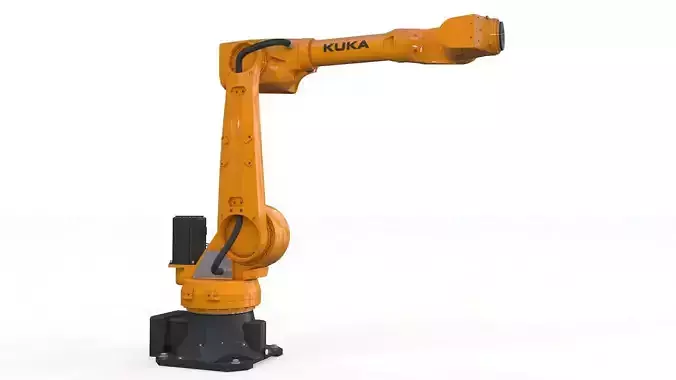 Robotic Arm Kuka Iontec Rigged  3D model