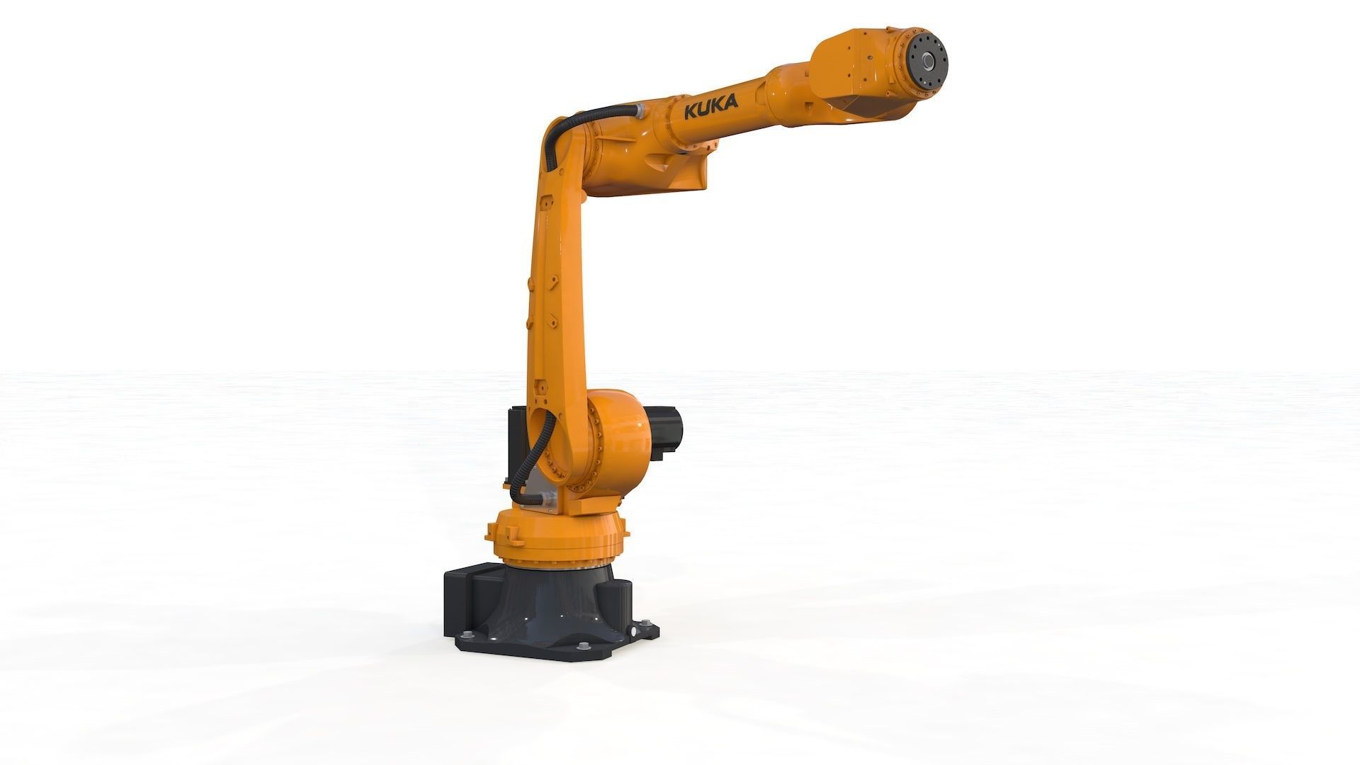 Robotic Arm Kuka Iontec Rigged  3D model_6