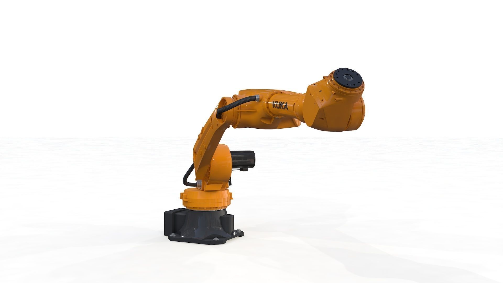 Robotic Arm Kuka Iontec Rigged  3D model_19