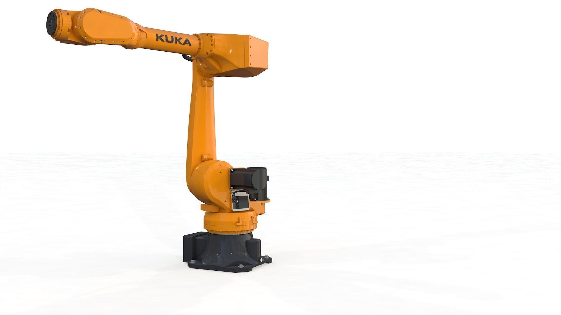 Robotic Arm Kuka Iontec Rigged  3D model_7