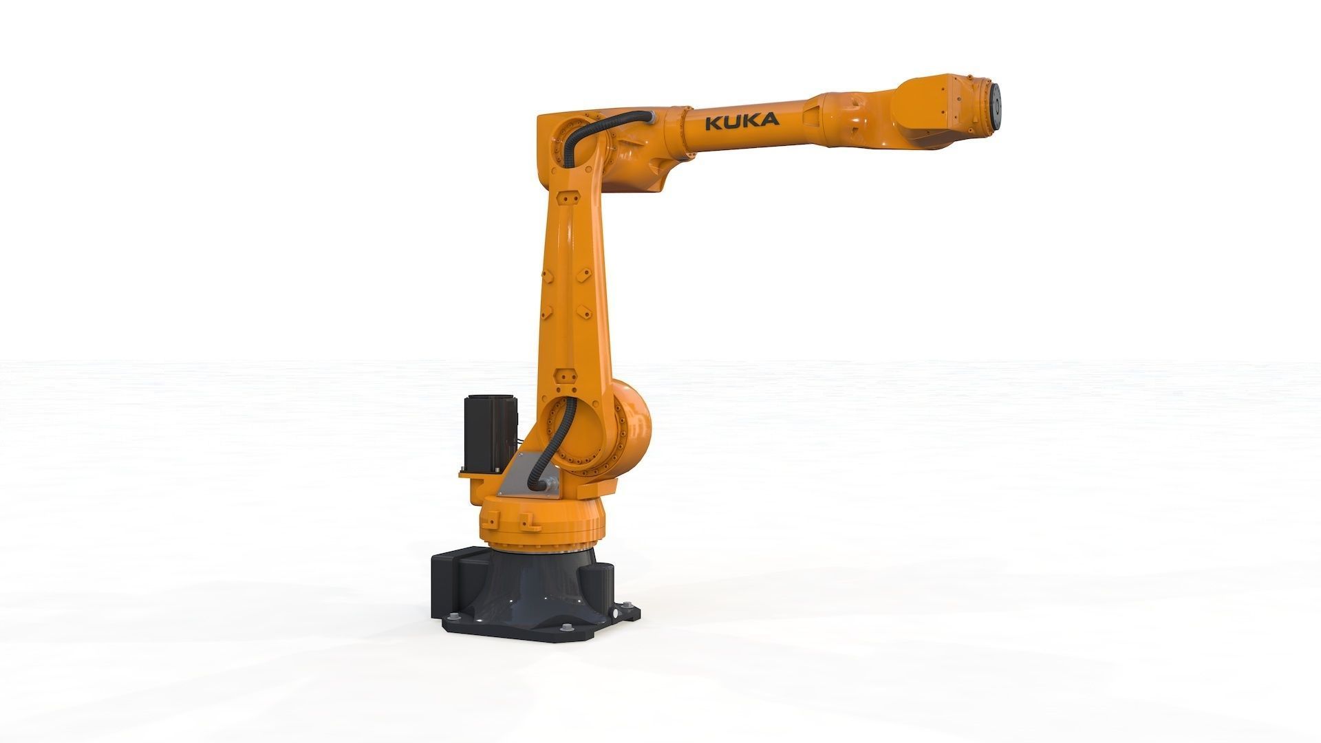 Robotic Arm Kuka Iontec Rigged  3D model_5