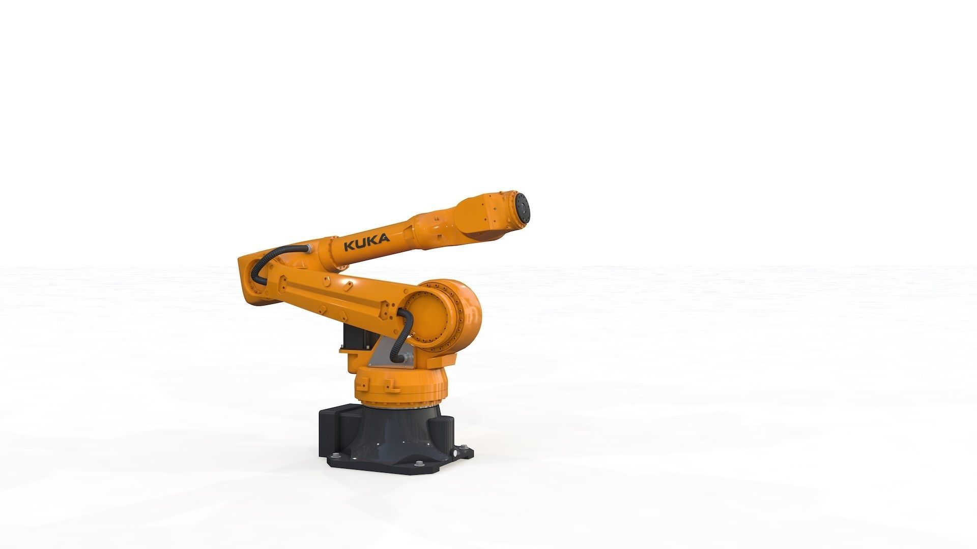 Robotic Arm Kuka Iontec Rigged  3D model_11