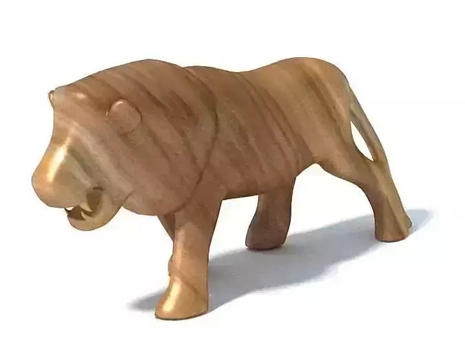 Marble Lion Decoration