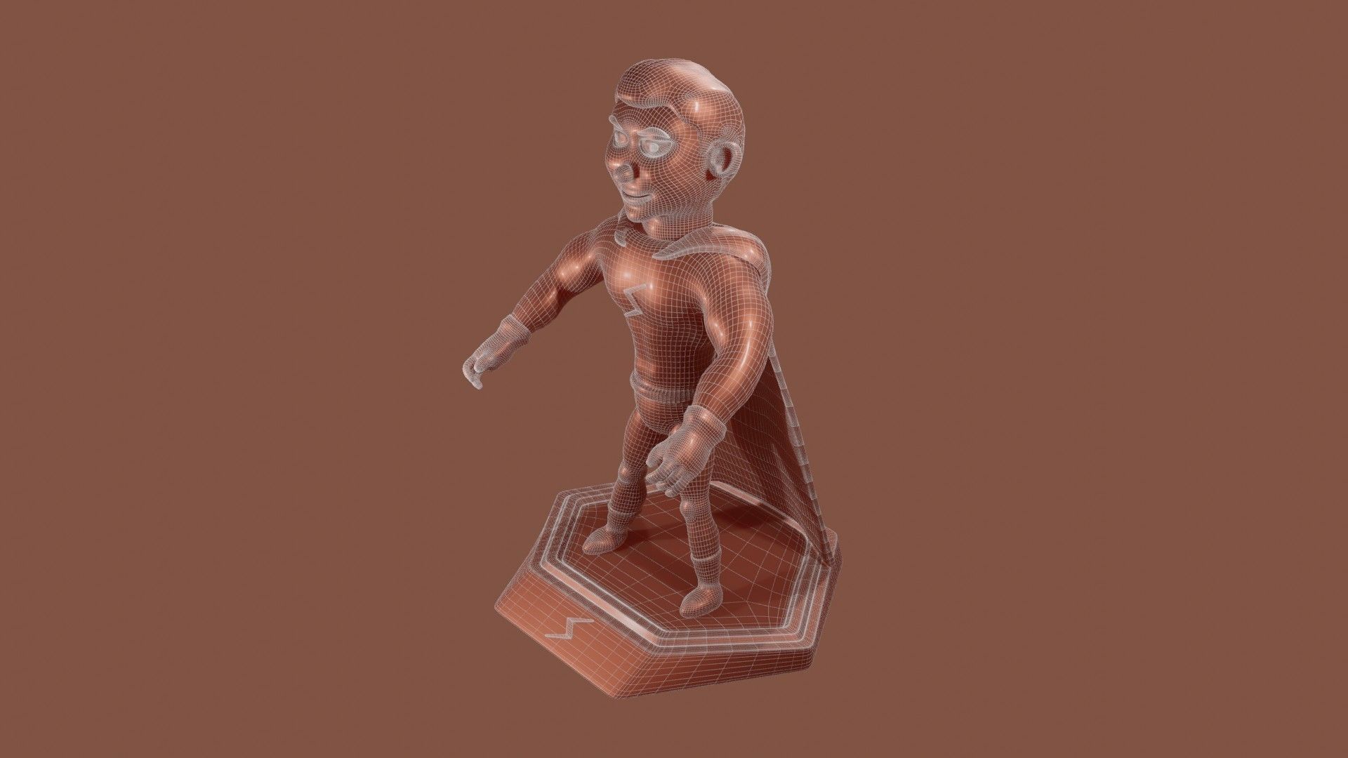 Super Boy S Model Detailed 3D print model_5