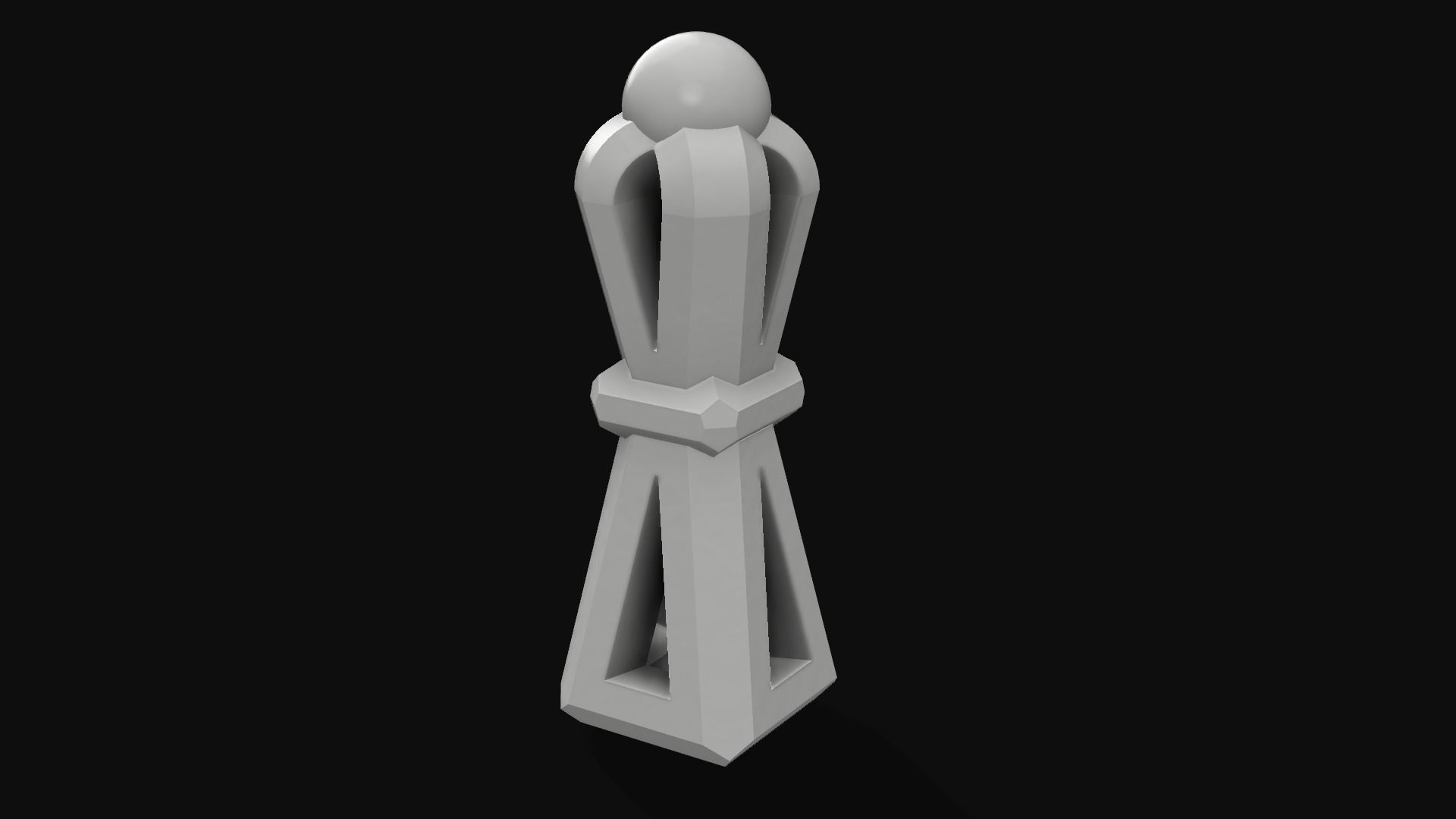 Modern Chess Set 3D print model_18