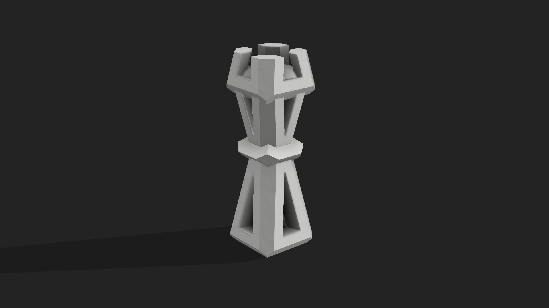 Modern Chess Set 3D print model_13