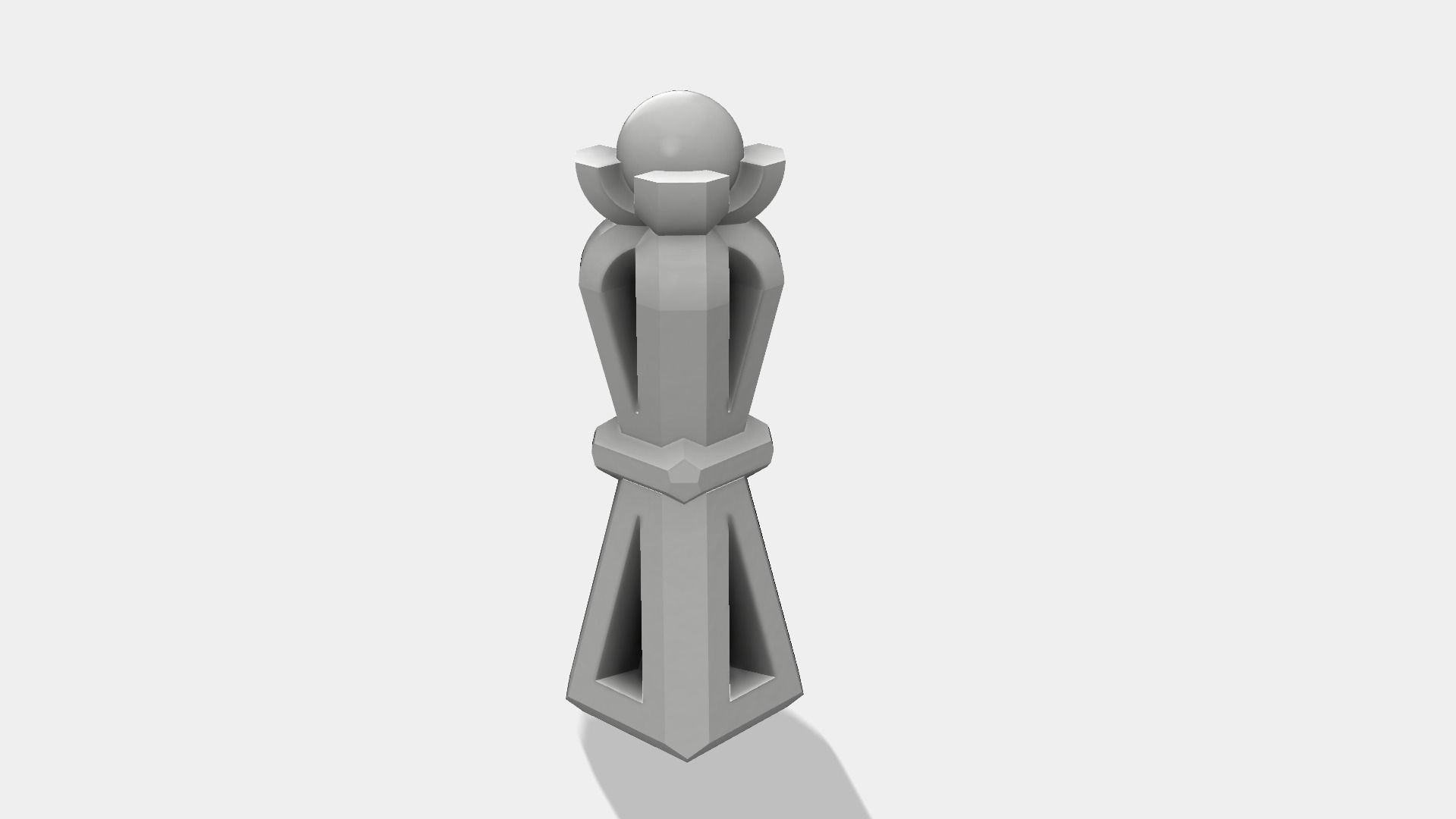 Modern Chess Set 3D print model_22