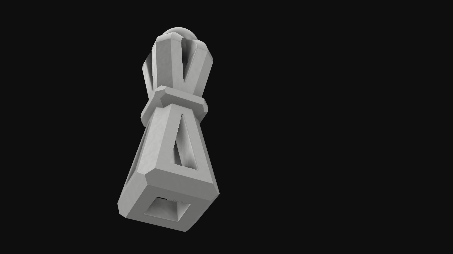 Modern Chess Set 3D print model_19