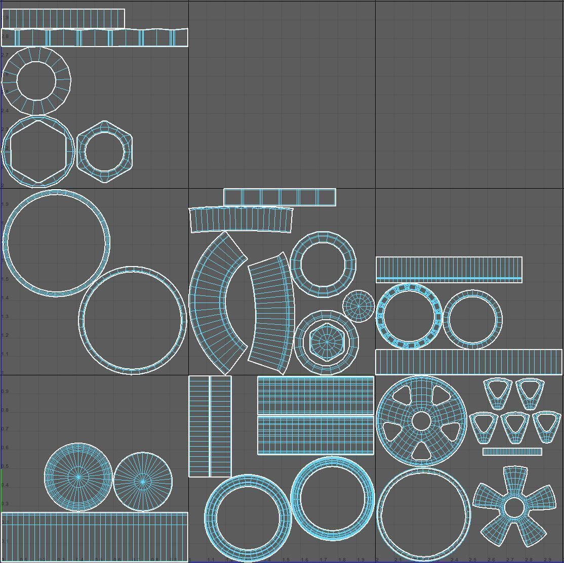 BBS DLS Centerlock Wheels 3D model_9