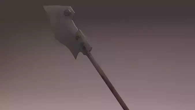Survivalists axe PBR Low-Poly Game READY
