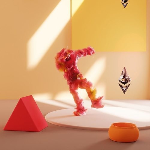 Ethereum Dance 3D model 3D model