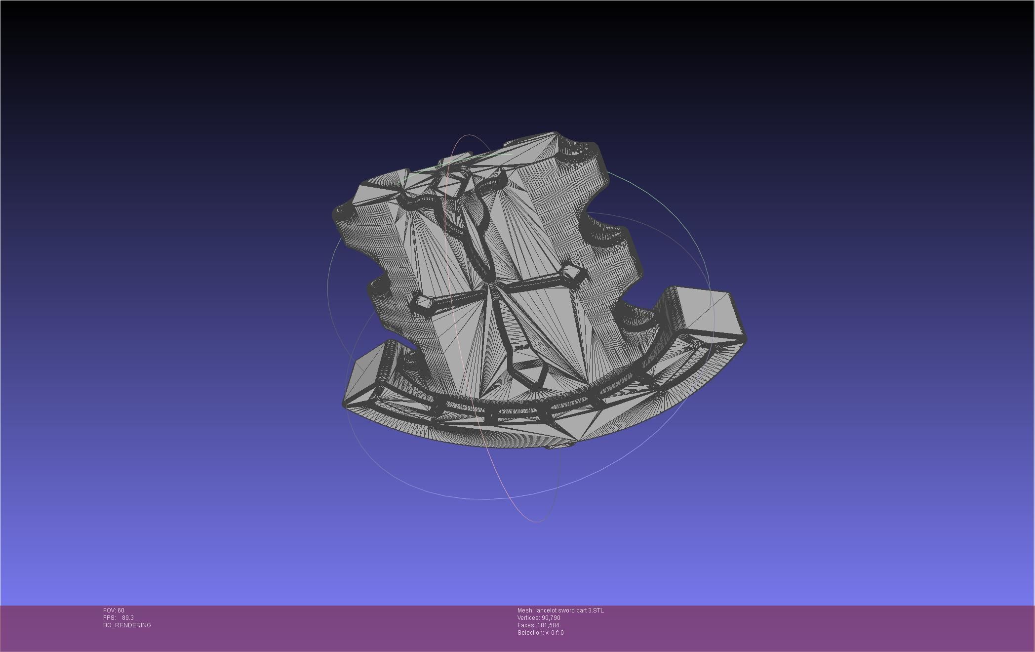 Fate Lancelot Berserker Sword Printable Assembly 3D print model_62