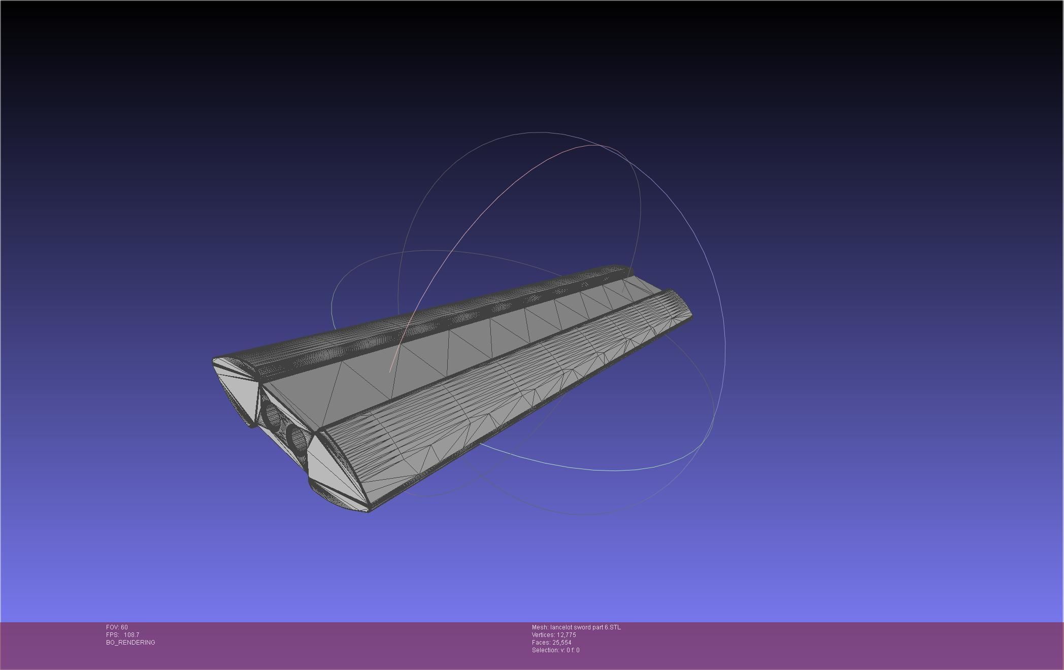 Fate Lancelot Berserker Sword Printable Assembly 3D print model_87