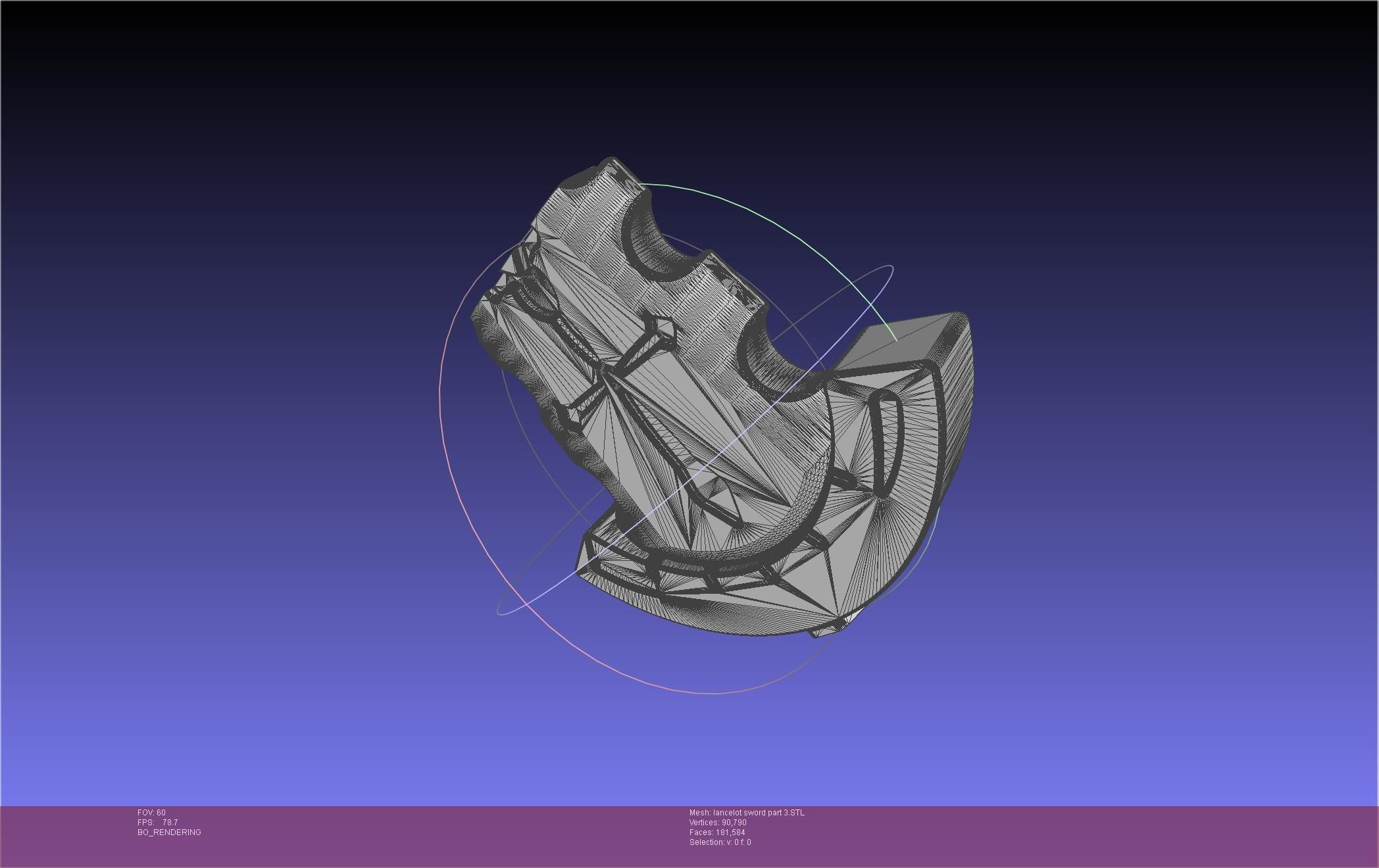 Fate Lancelot Berserker Sword Printable Assembly 3D print model_63