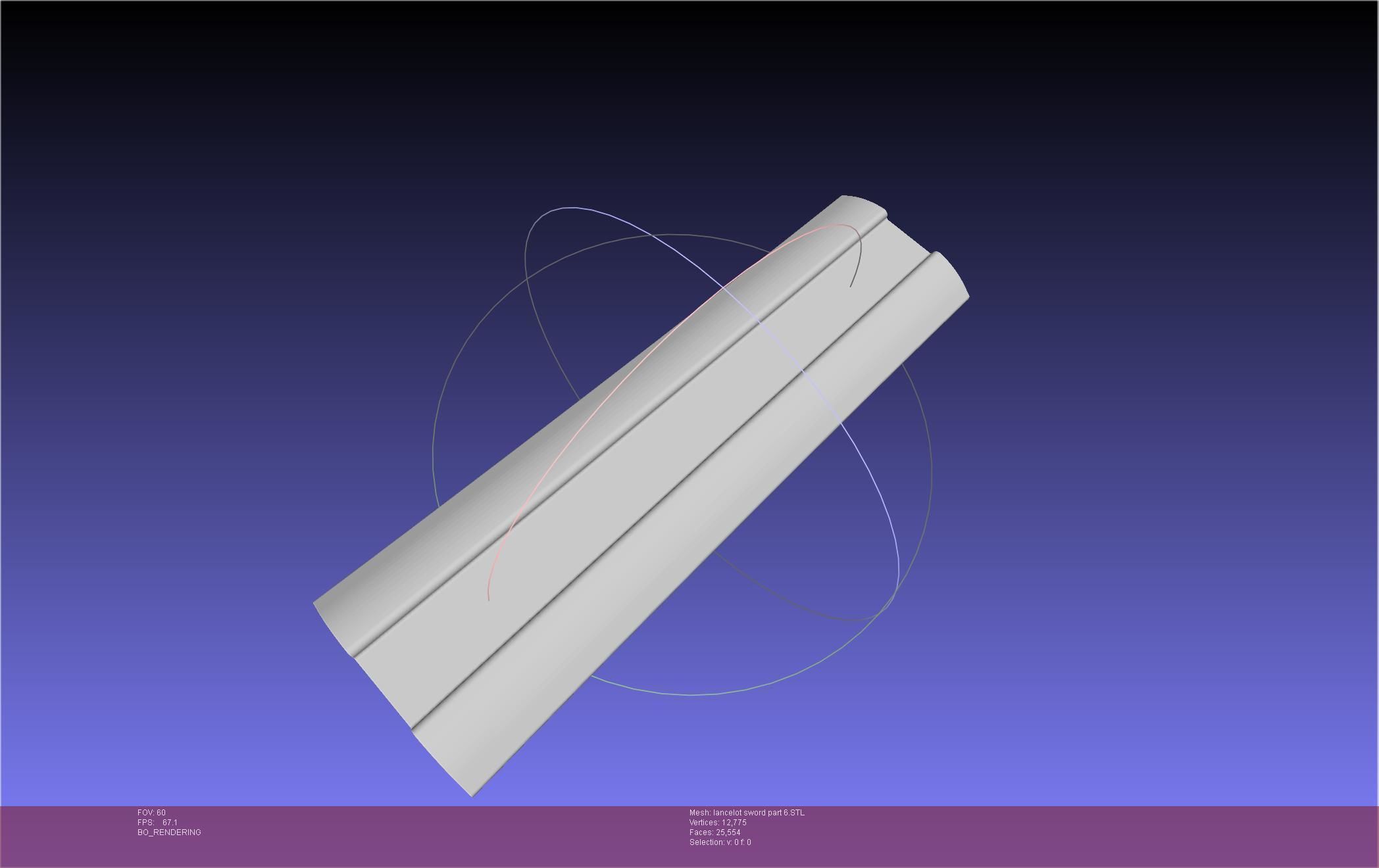 Fate Lancelot Berserker Sword Printable Assembly 3D print model_82