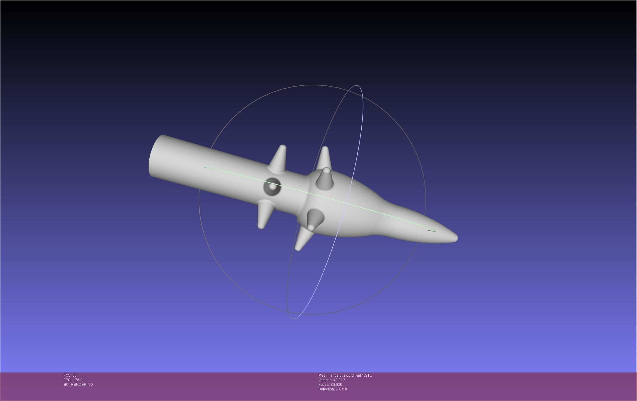 Fate Lancelot Berserker Sword Printable Assembly 3D print model_46