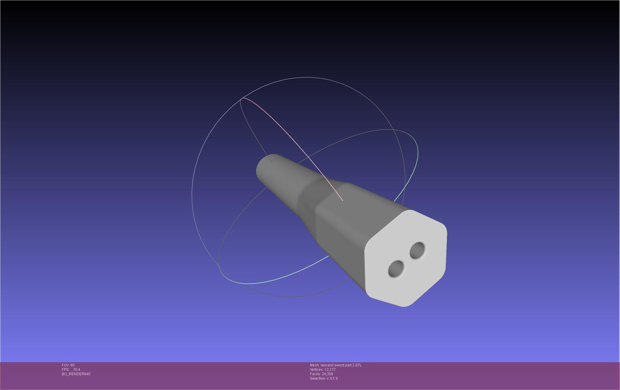 Fate Lancelot Berserker Sword Printable Assembly 3D print model_53