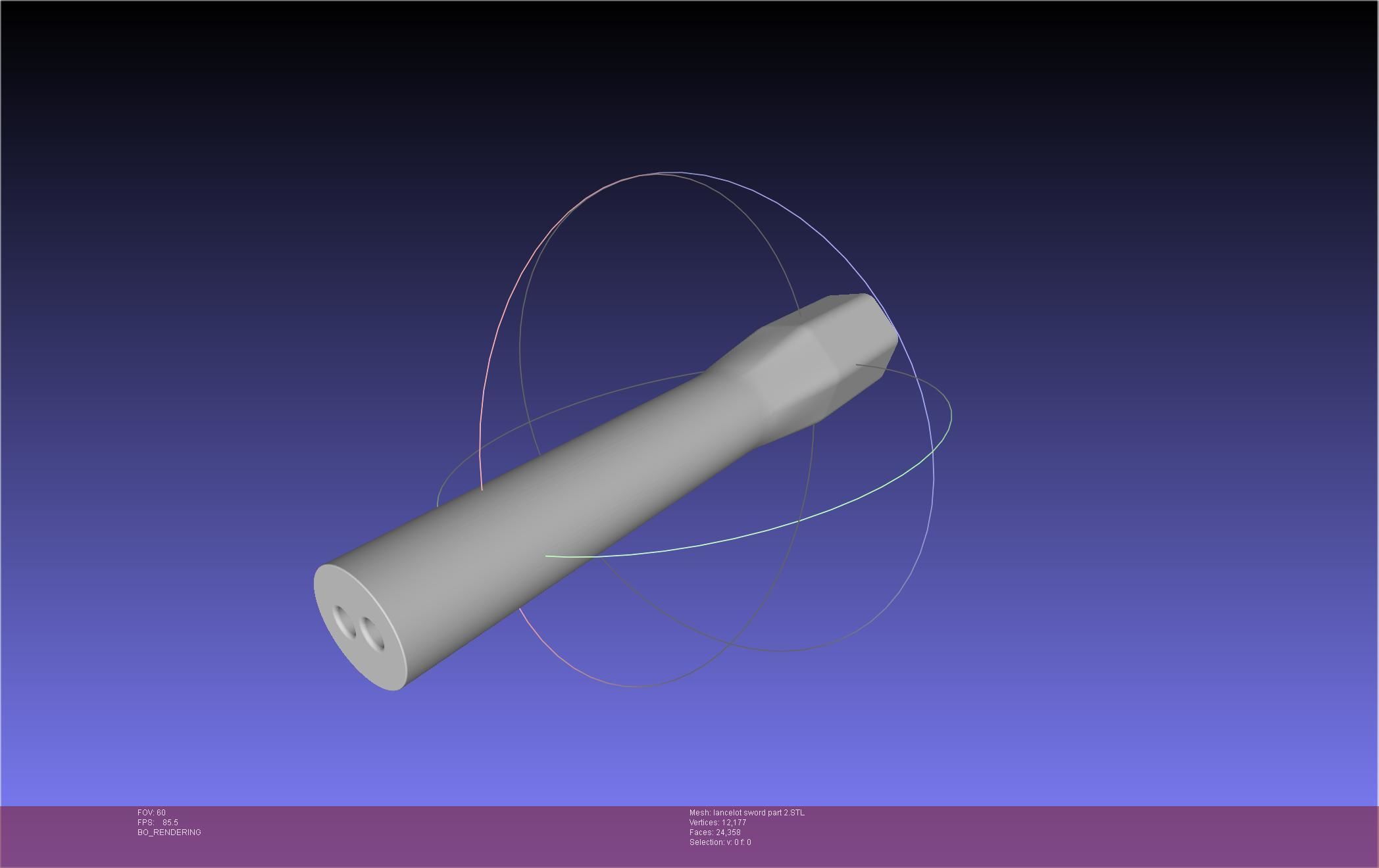 Fate Lancelot Berserker Sword Printable Assembly 3D print model_51