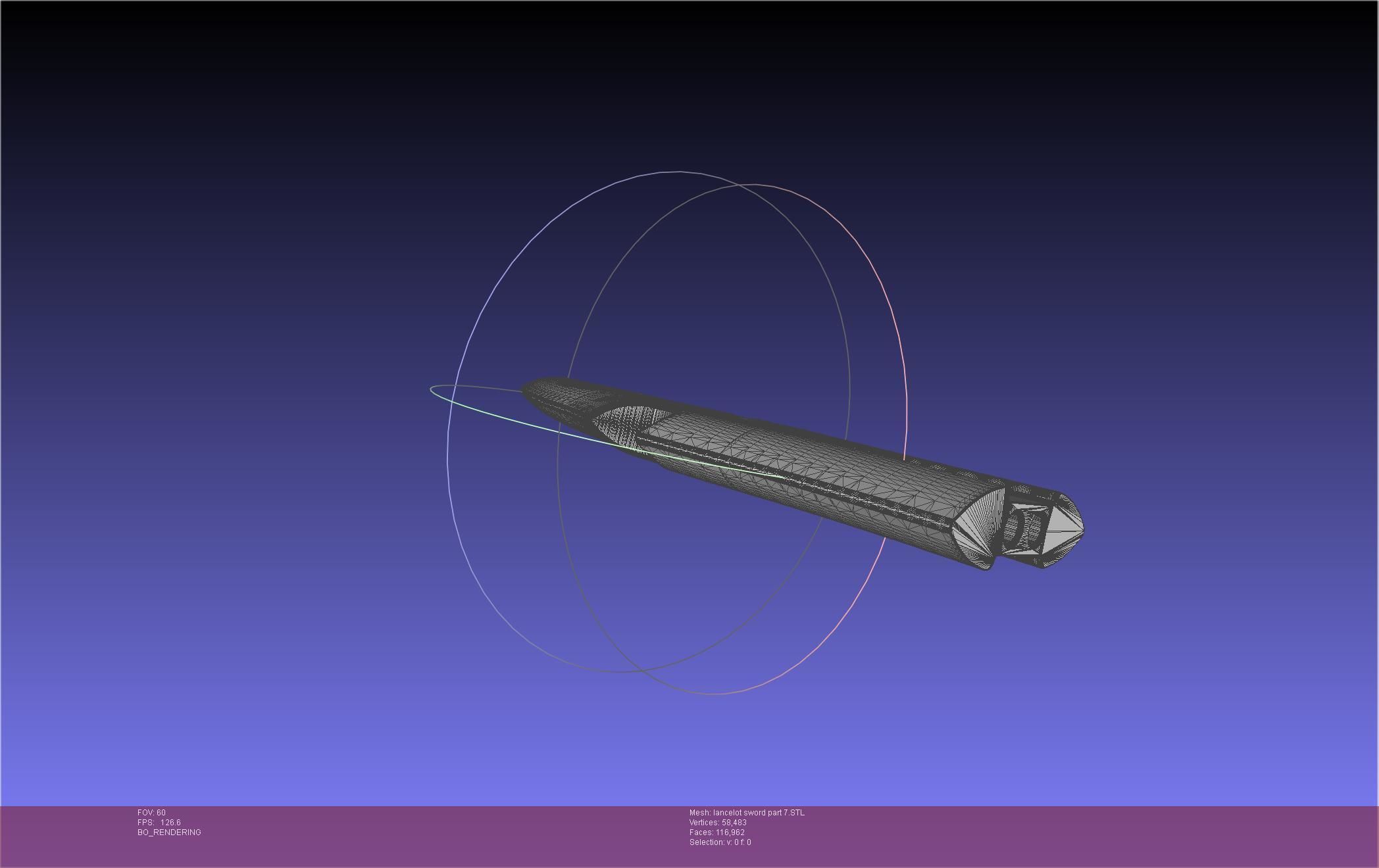 Fate Lancelot Berserker Sword Printable Assembly 3D print model_99