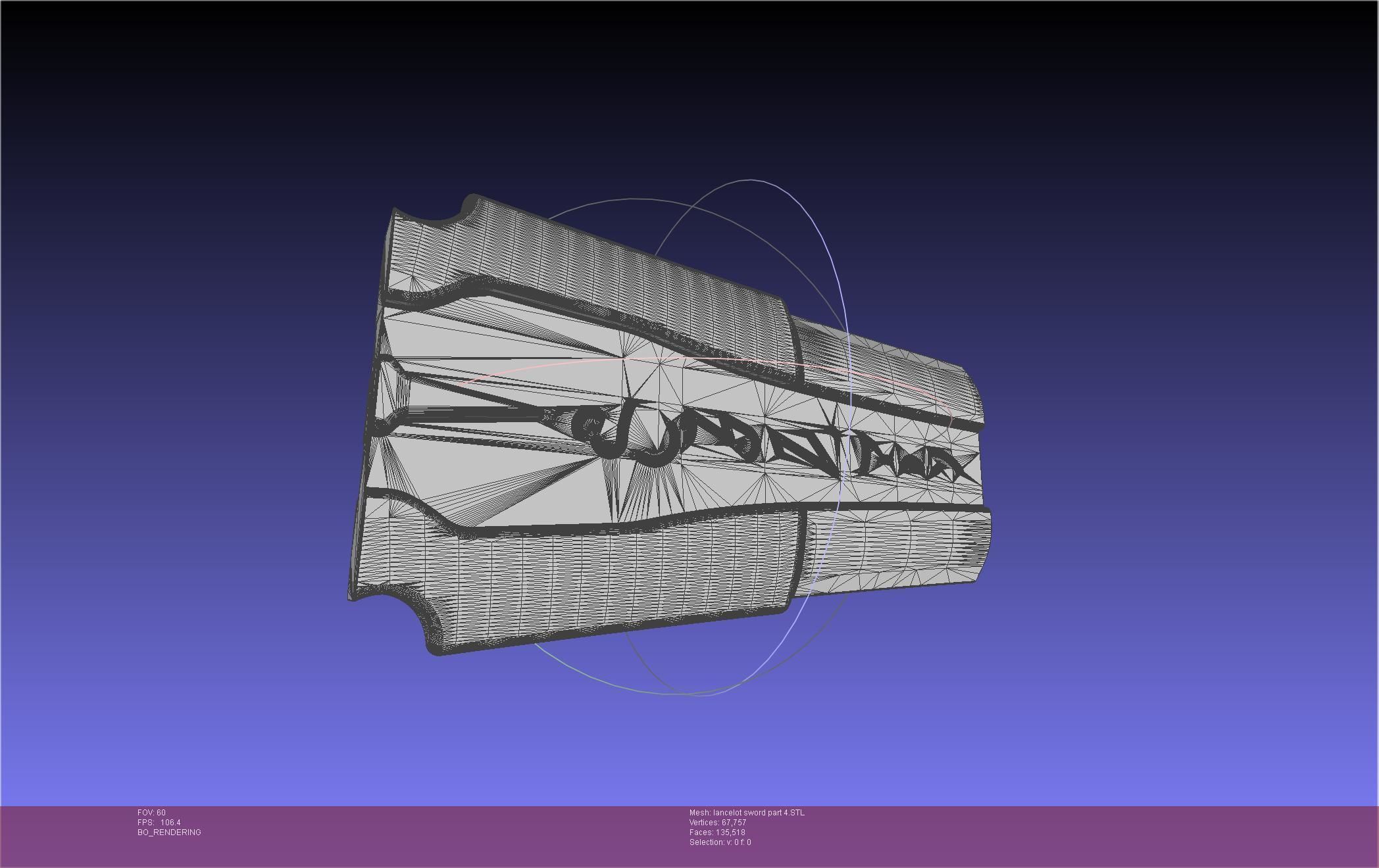 Fate Lancelot Berserker Sword Printable Assembly 3D print model_75