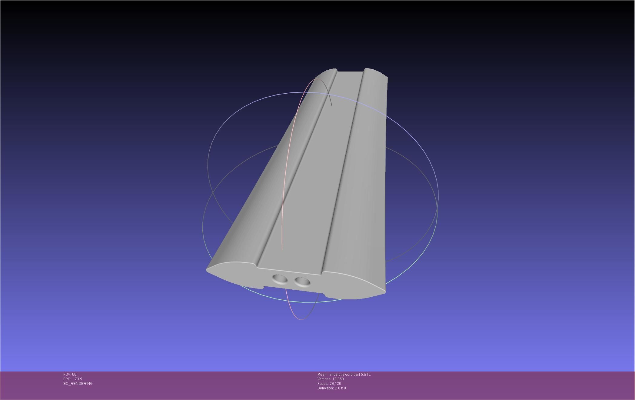 Fate Lancelot Berserker Sword Printable Assembly 3D print model_77