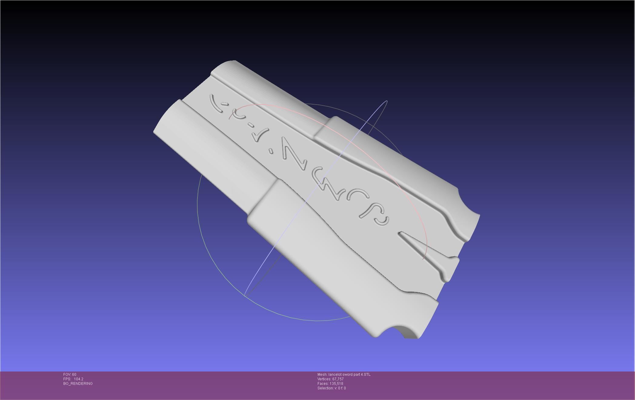 Fate Lancelot Berserker Sword Printable Assembly 3D print model_69