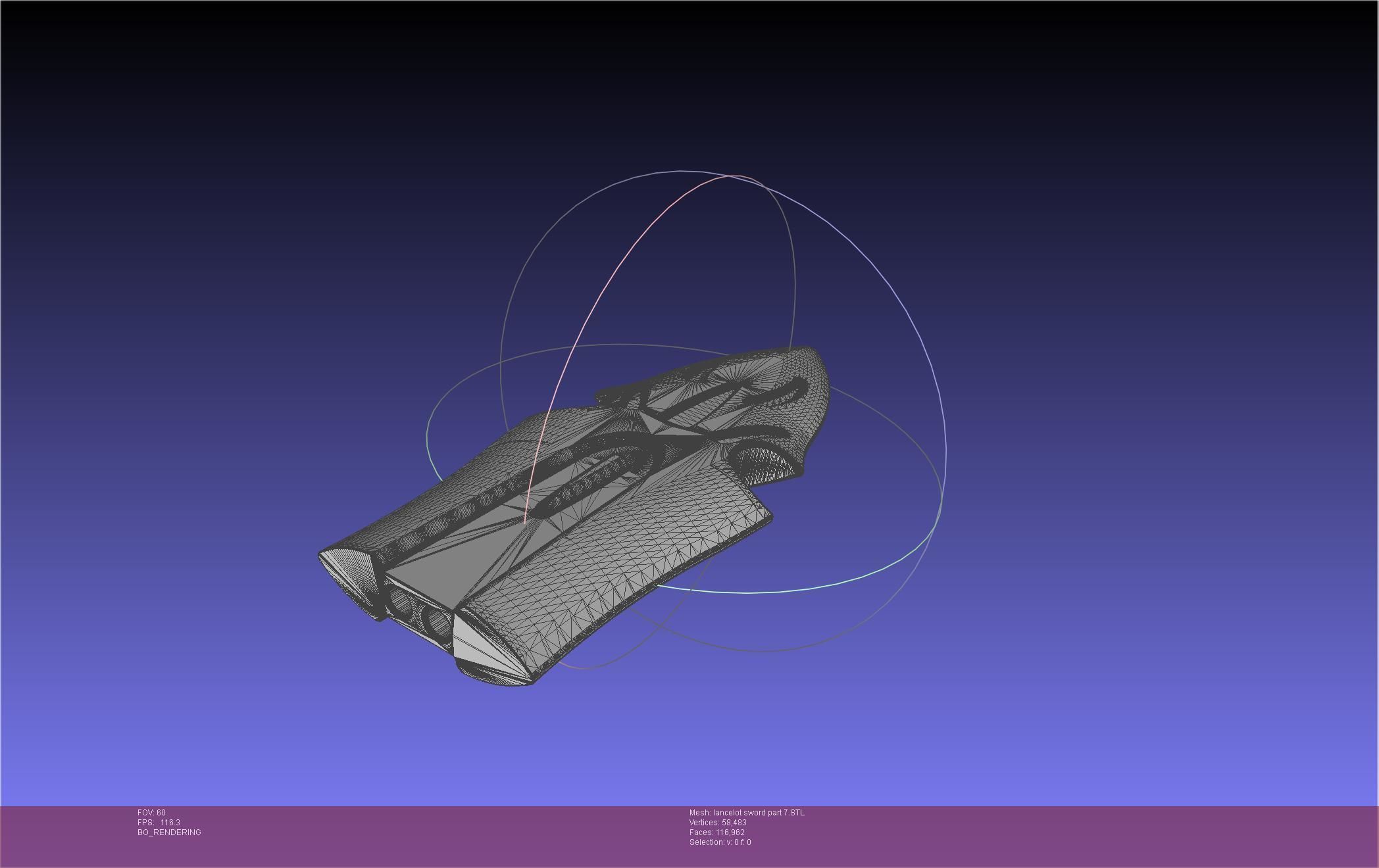 Fate Lancelot Berserker Sword Printable Assembly 3D print model_98