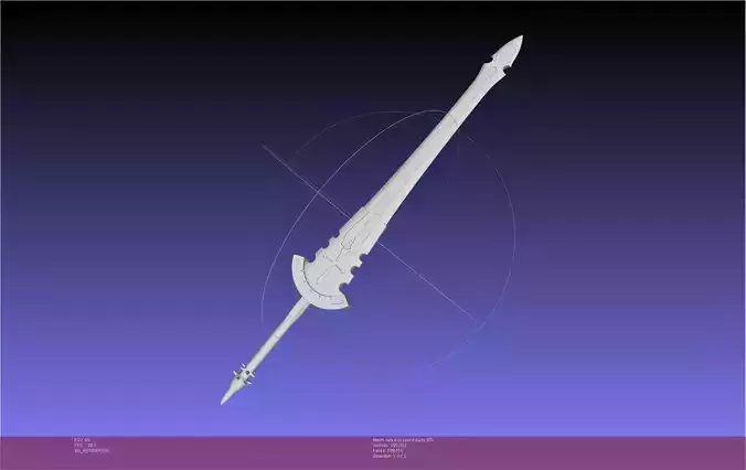Fate Lancelot Berserker Sword Printable Assembly 3D print model Fate Lancelot Berserker Sword Printable Assembly 3D print model