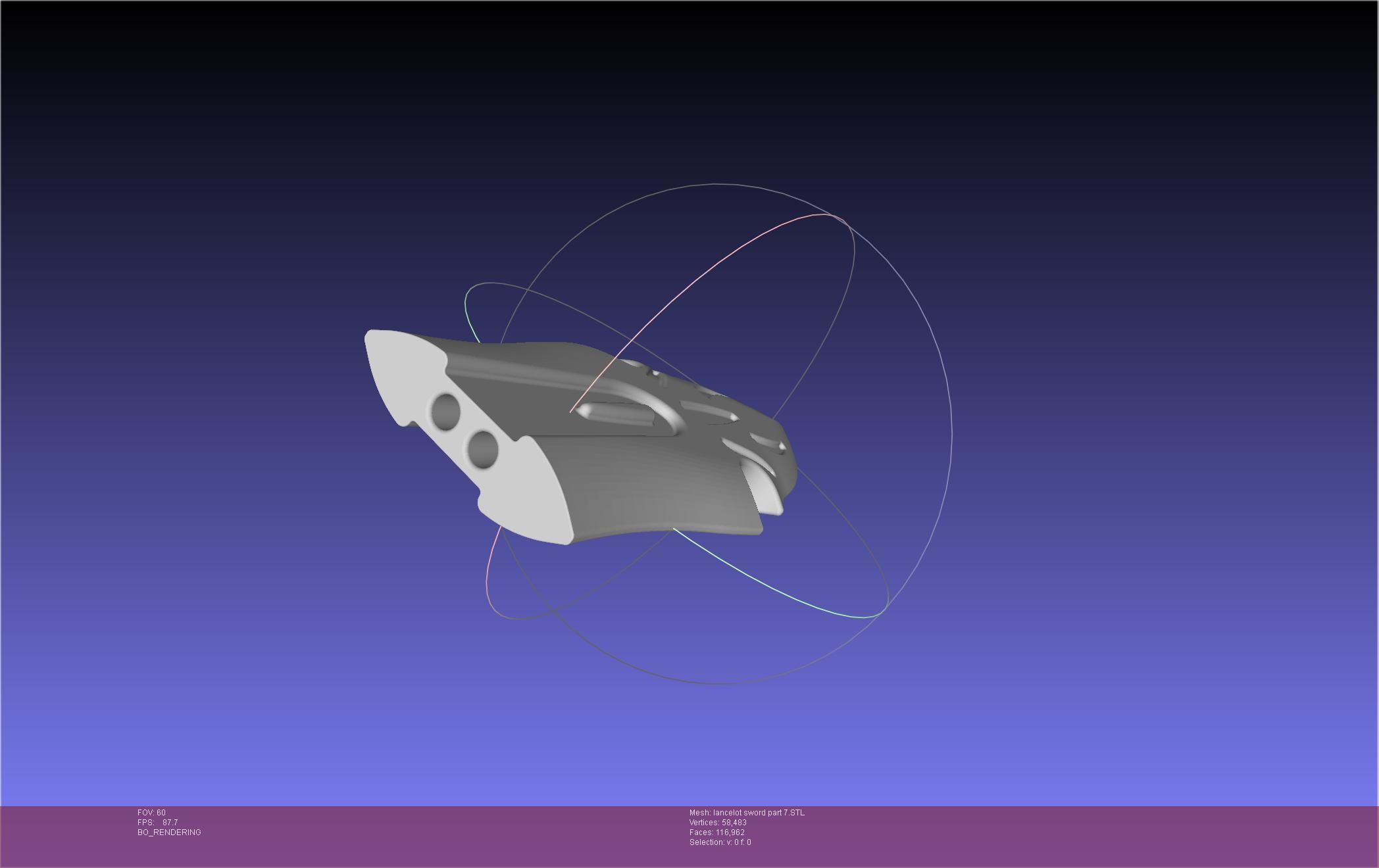 Fate Lancelot Berserker Sword Printable Assembly 3D print model_92