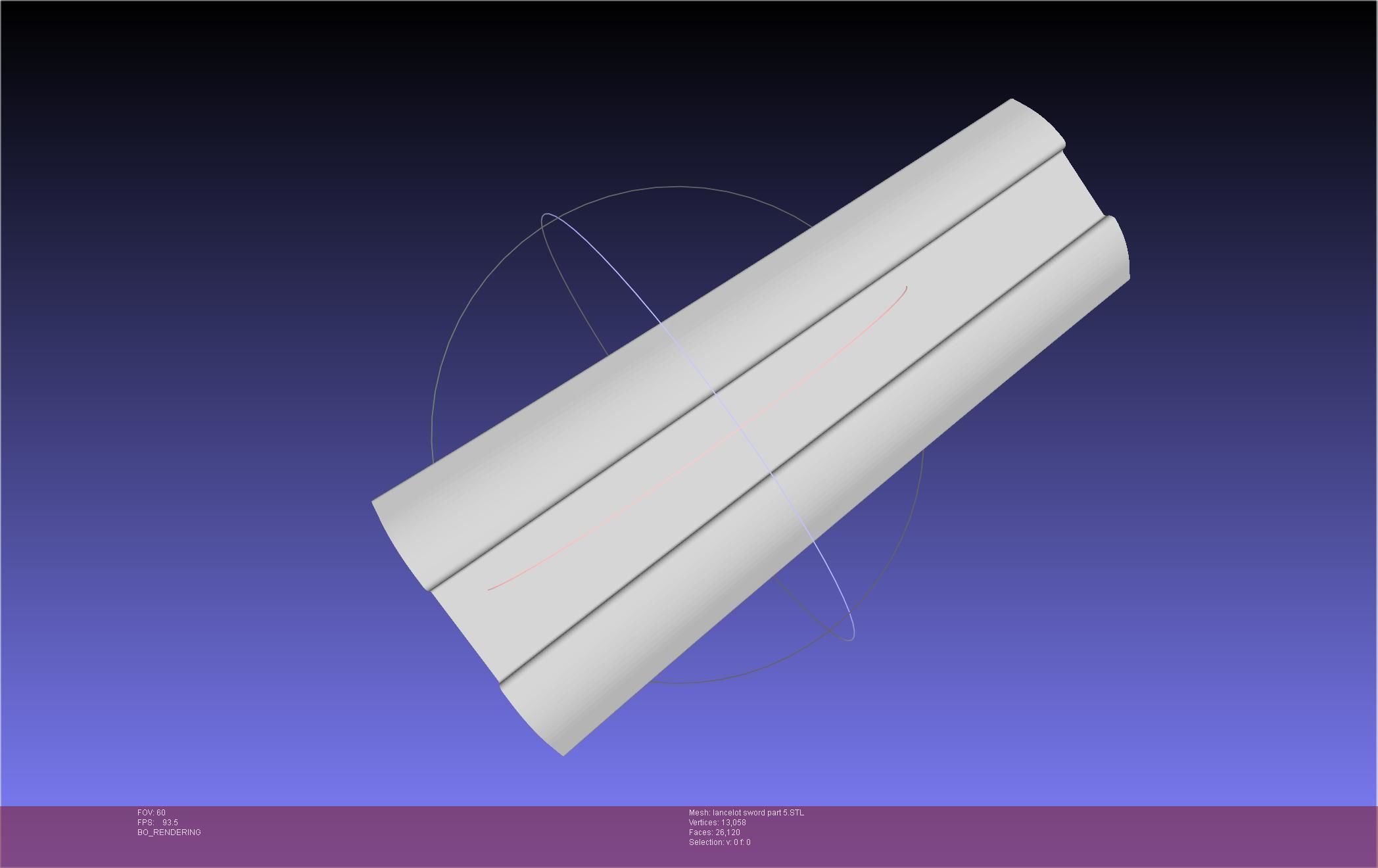 Fate Lancelot Berserker Sword Printable Assembly 3D print model_78