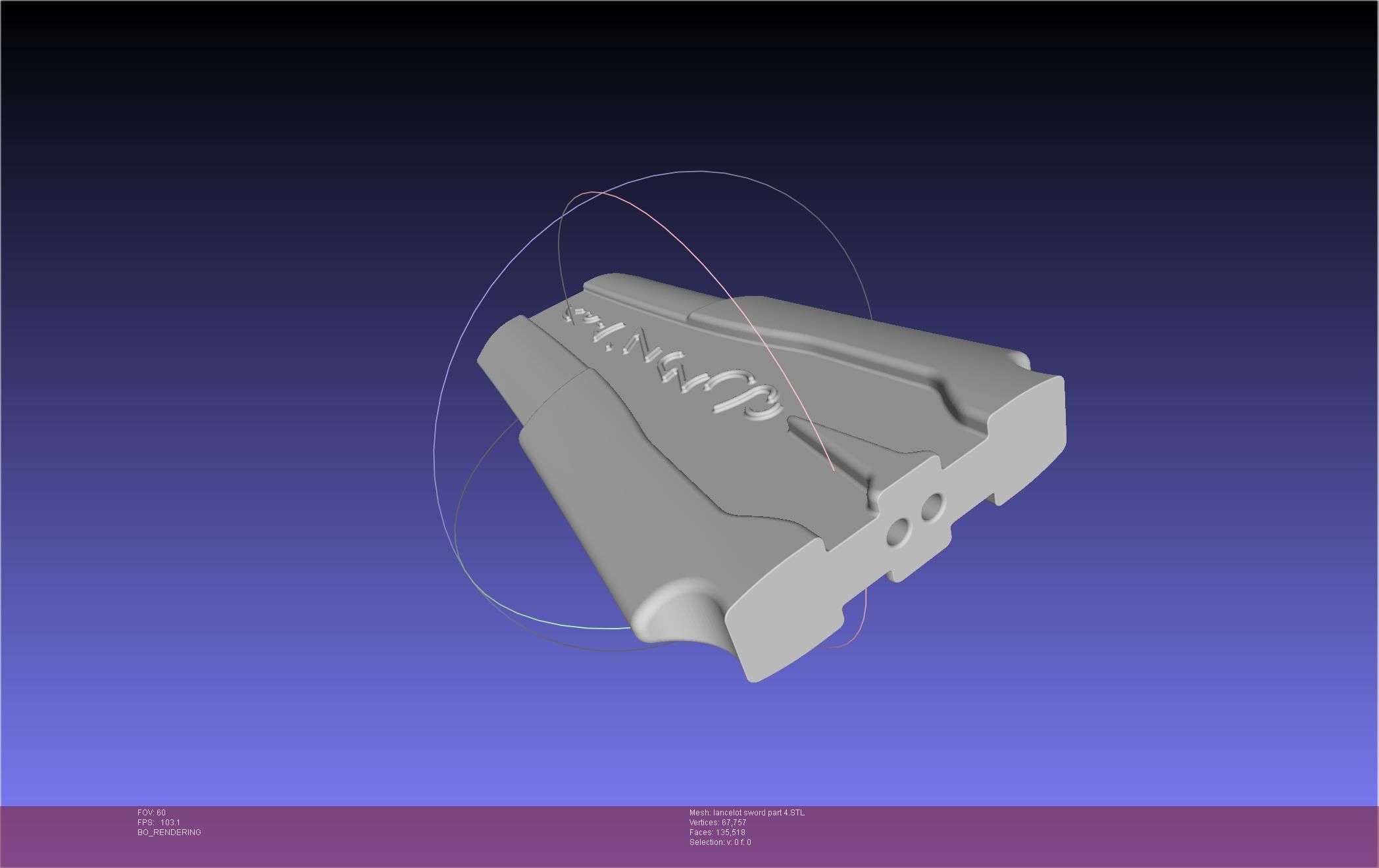 Fate Lancelot Berserker Sword Printable Assembly 3D print model_68