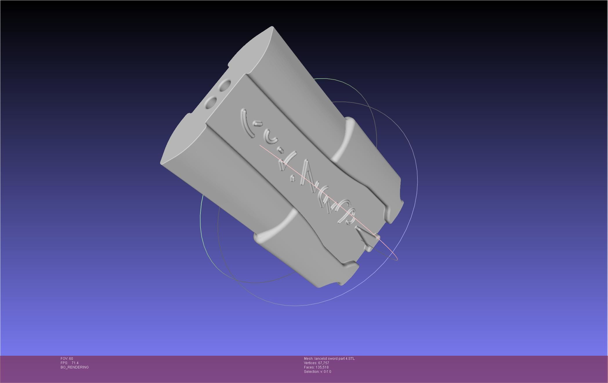 Fate Lancelot Berserker Sword Printable Assembly 3D print model_70