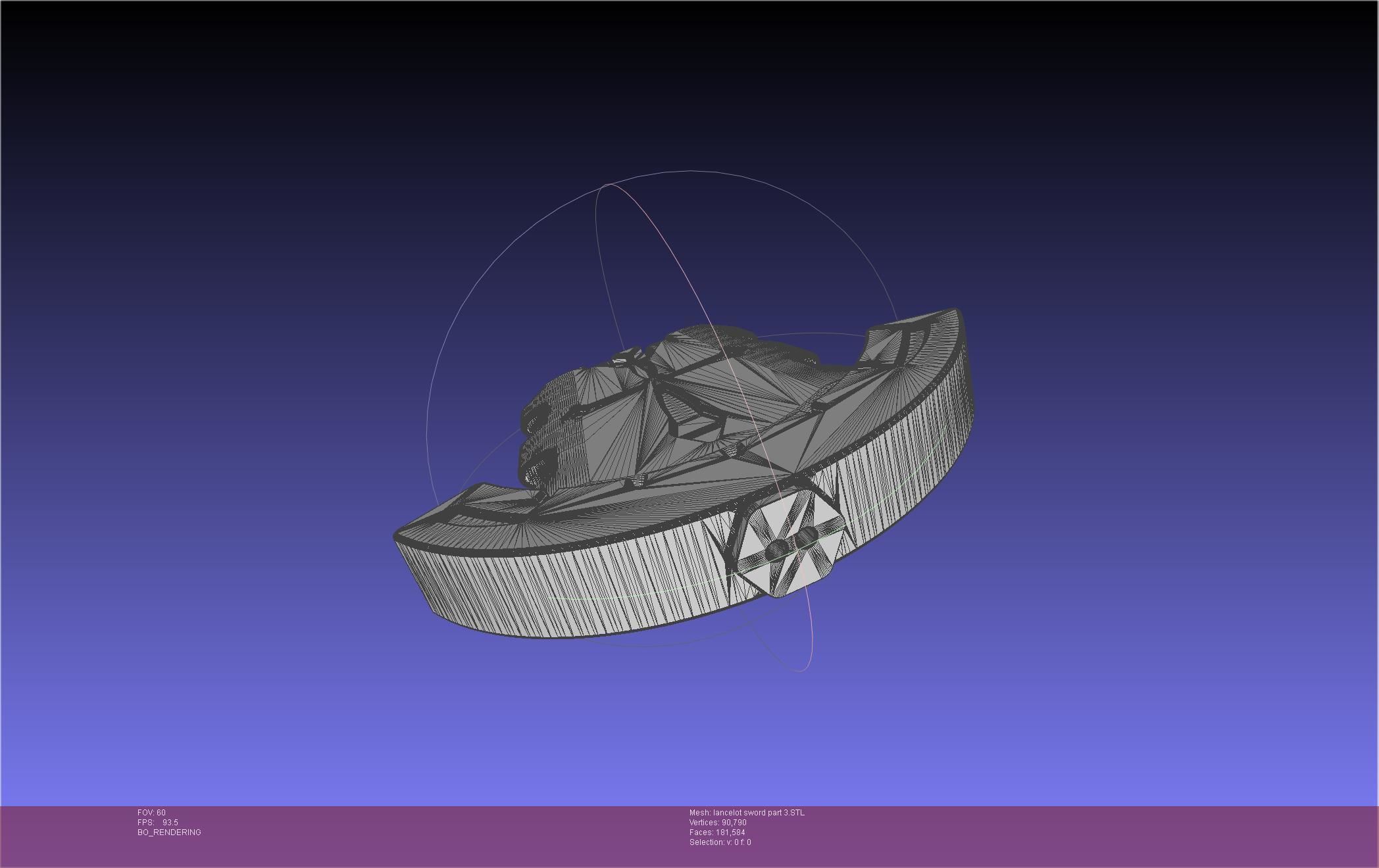 Fate Lancelot Berserker Sword Printable Assembly 3D print model_66