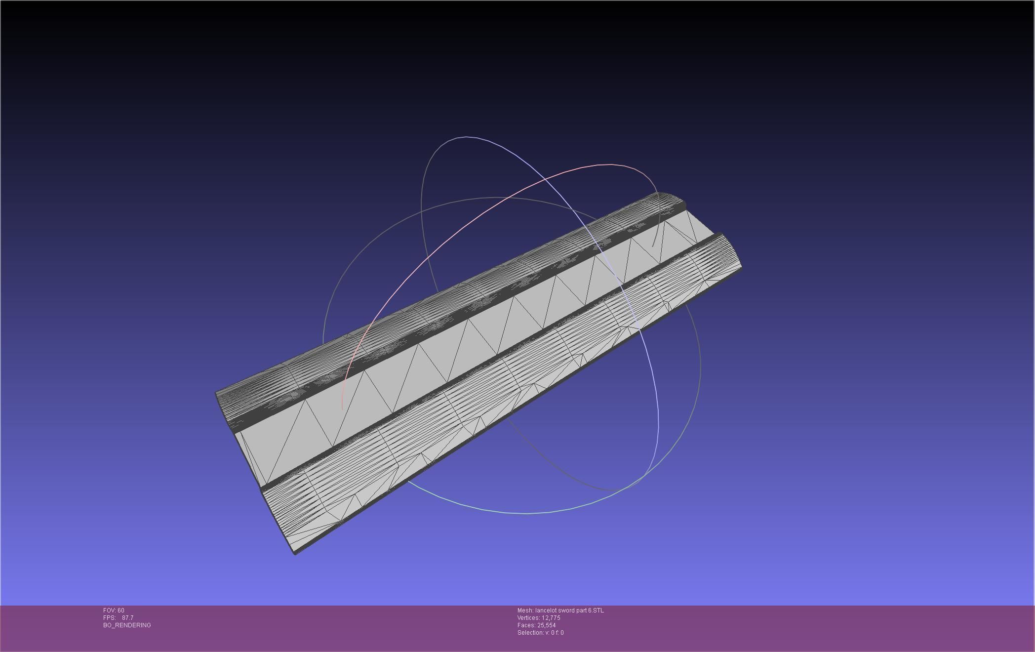 Fate Lancelot Berserker Sword Printable Assembly 3D print model_86