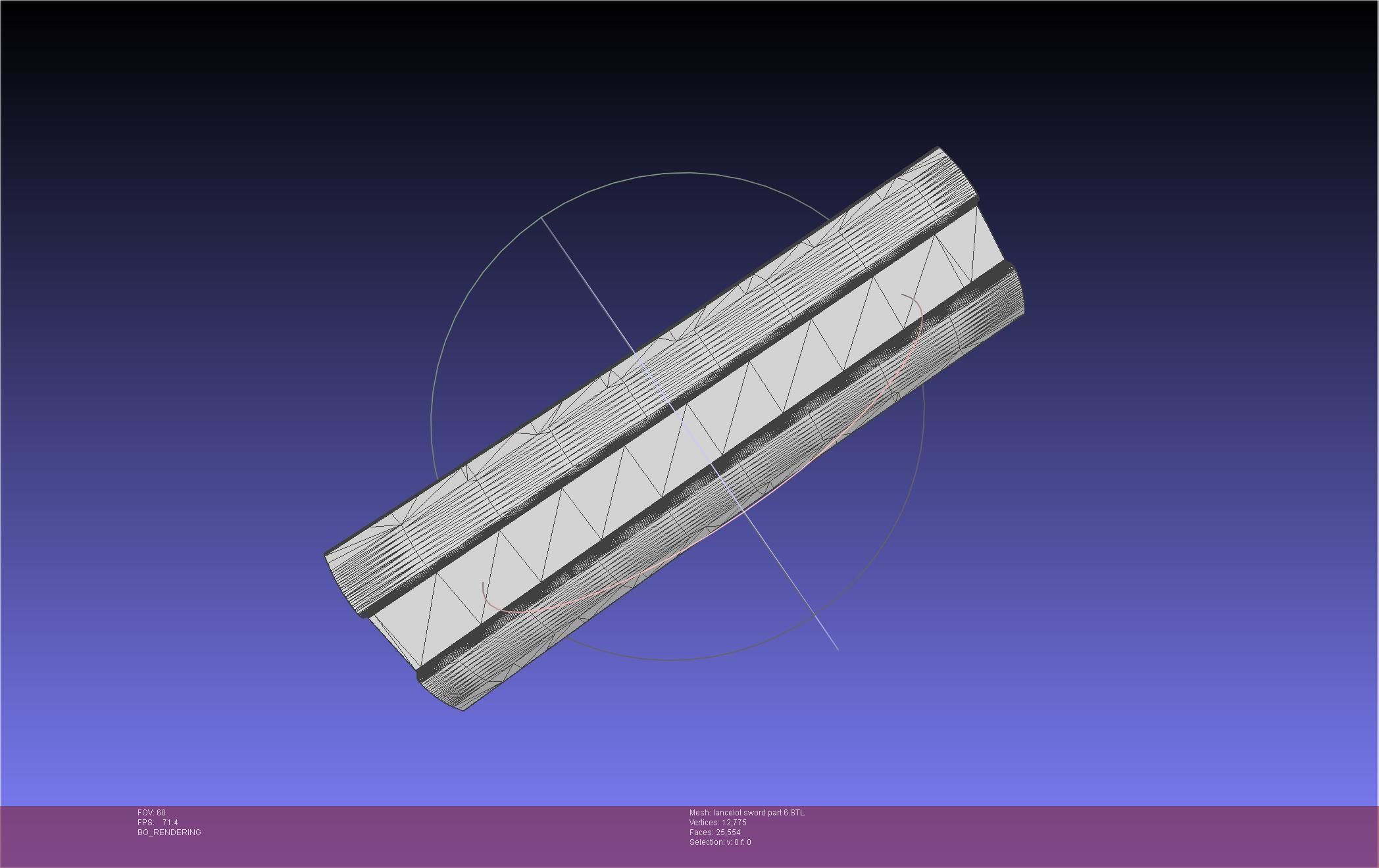 Fate Lancelot Berserker Sword Printable Assembly 3D print model_85