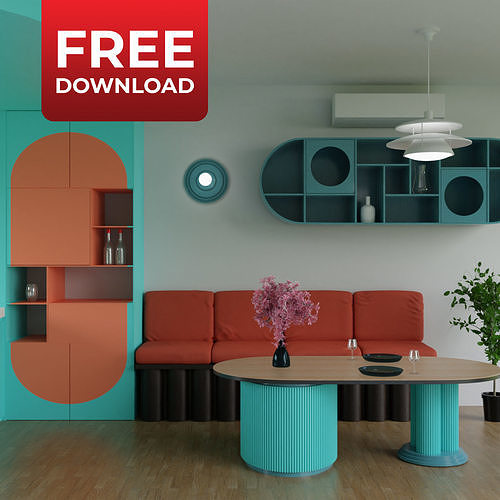 Vietnam Apartment Interior Free 3D model