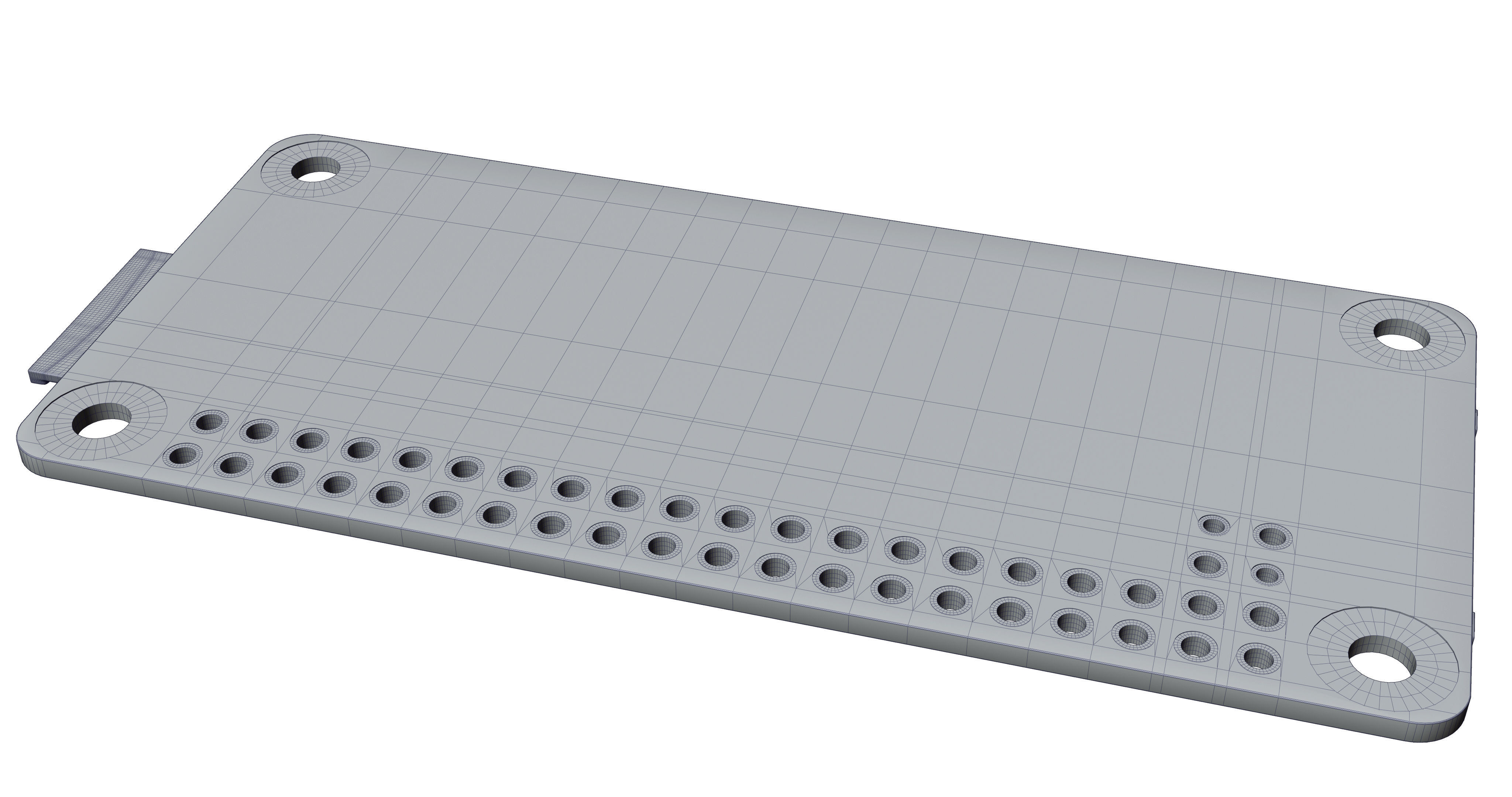 raspberry pi zero w Low-poly 3D model_13