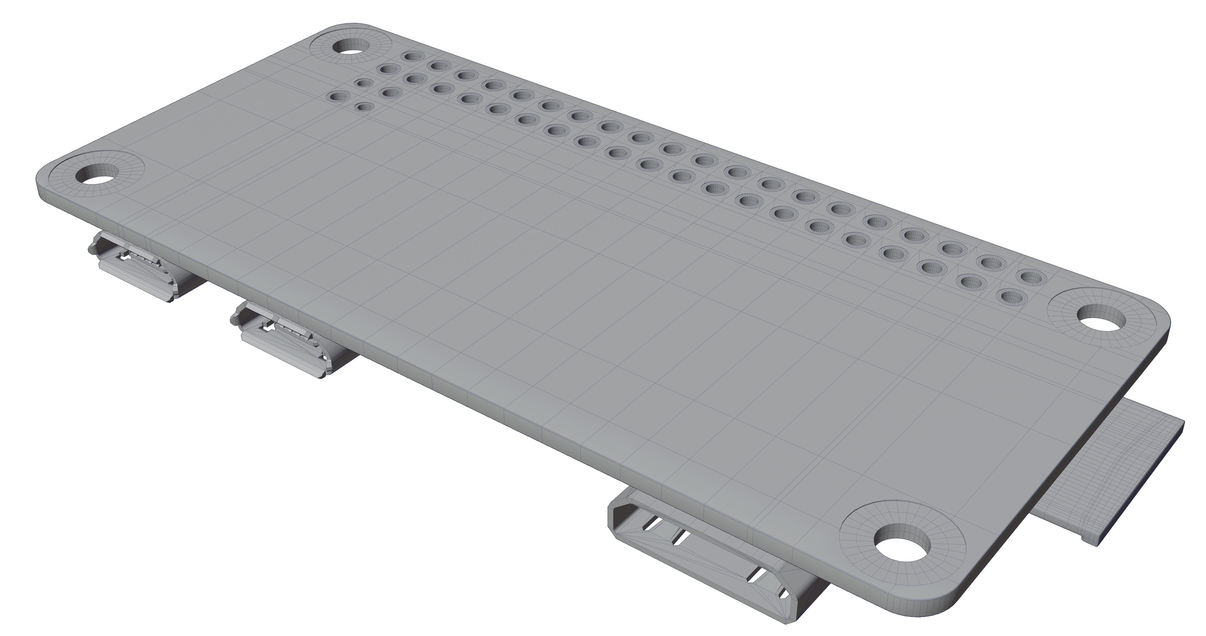 raspberry pi zero w Low-poly 3D model_18