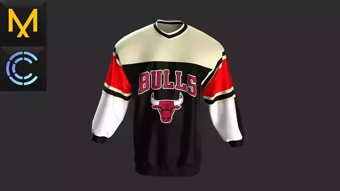 Practicle Marvelous Designer Clo3D Jersey Chicago Bulls
