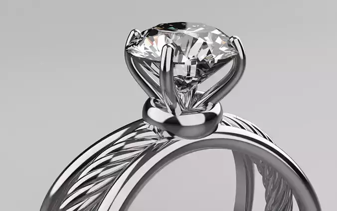 Solitaire ring