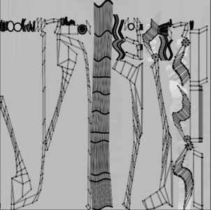 Survivalists axe PBR Low-Poly Game READY -5 Low-poly 3D model_5