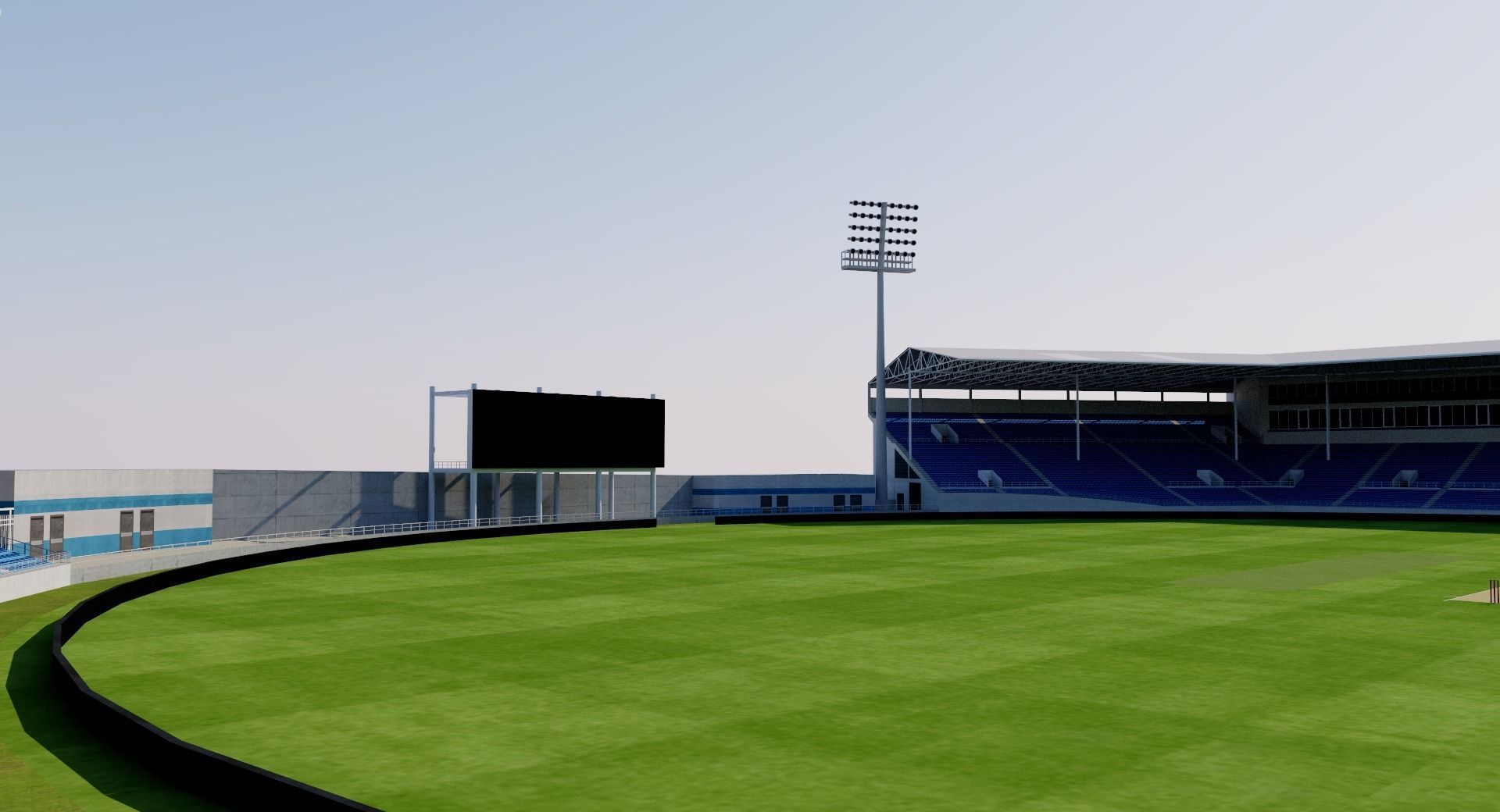 Sabina Park - Kingston Jamaica 3D model_8